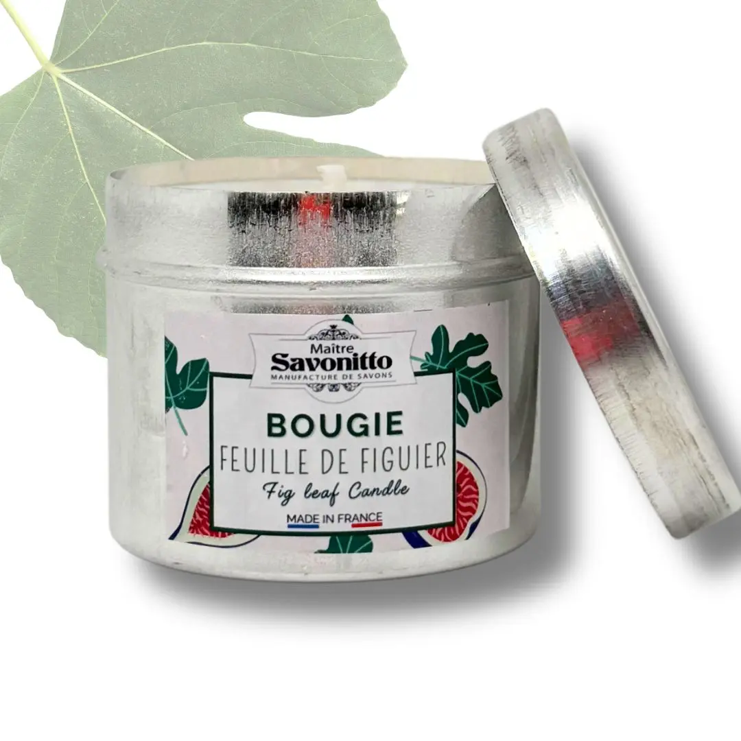 Vela aromática de hoja de higo