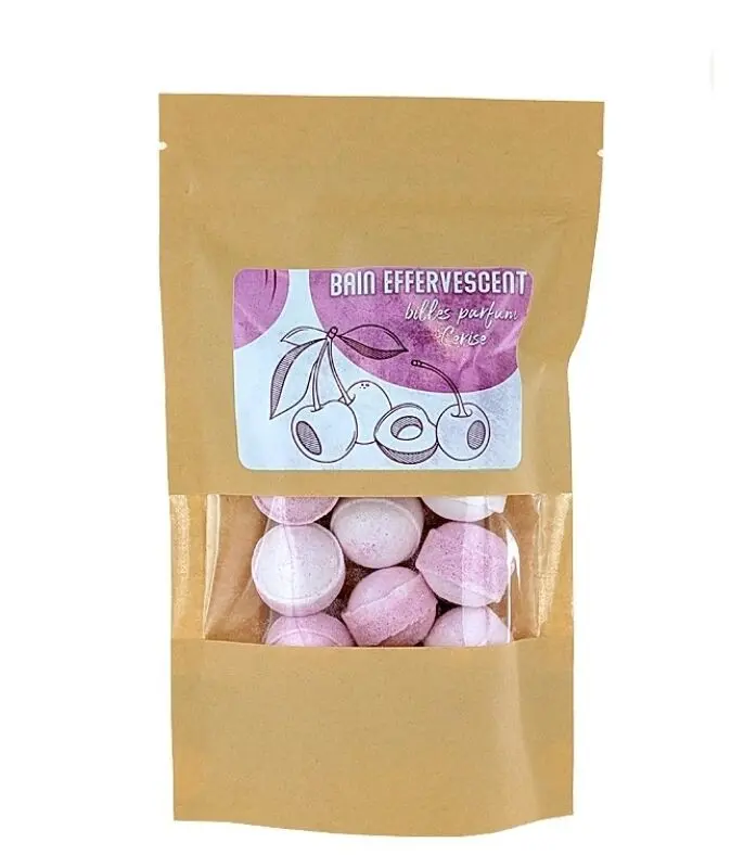 Mini effervescent beads