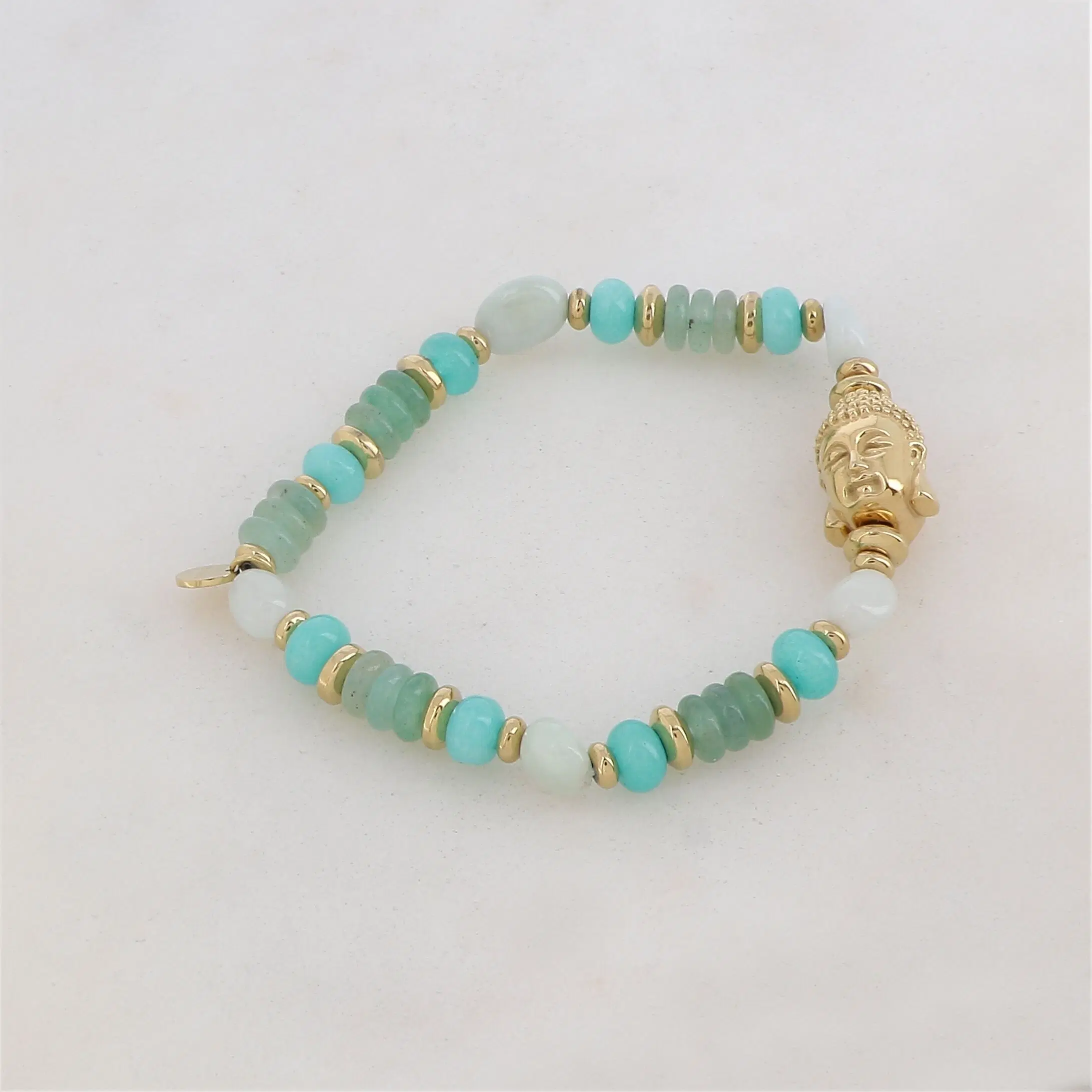 Karmiel Bracelet - Gold Turquoise