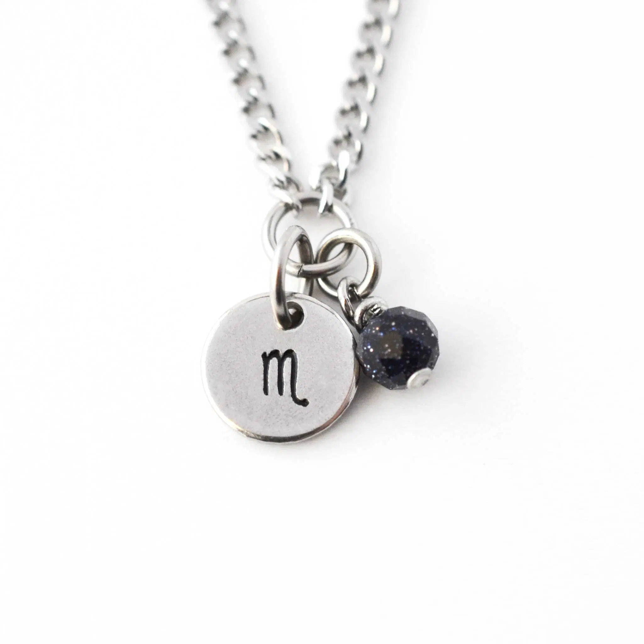 Scorpio Zodiac Necklace, Hypoallergenic Astrology Jewellery for Sensitive Skin