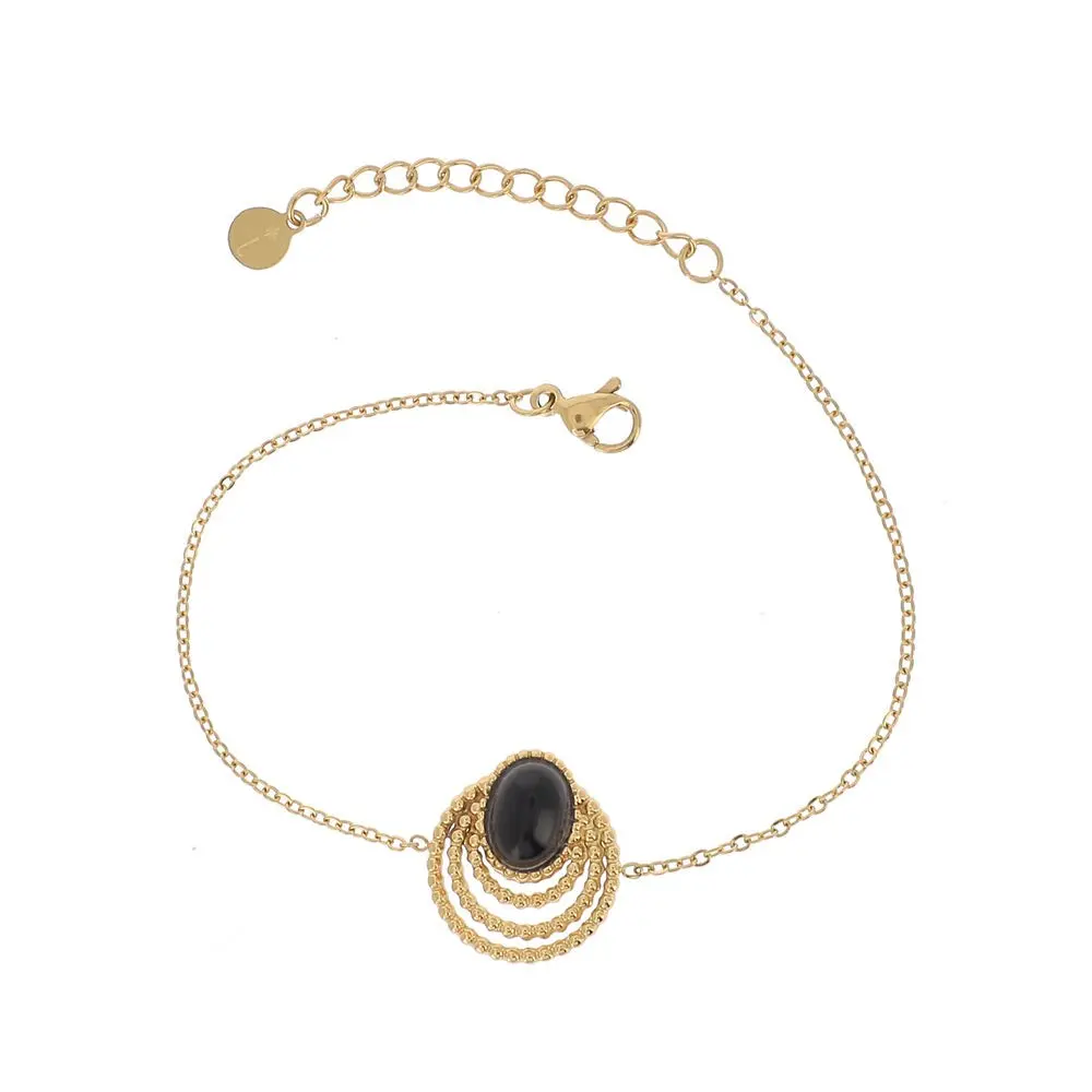Bracelet with natural stone