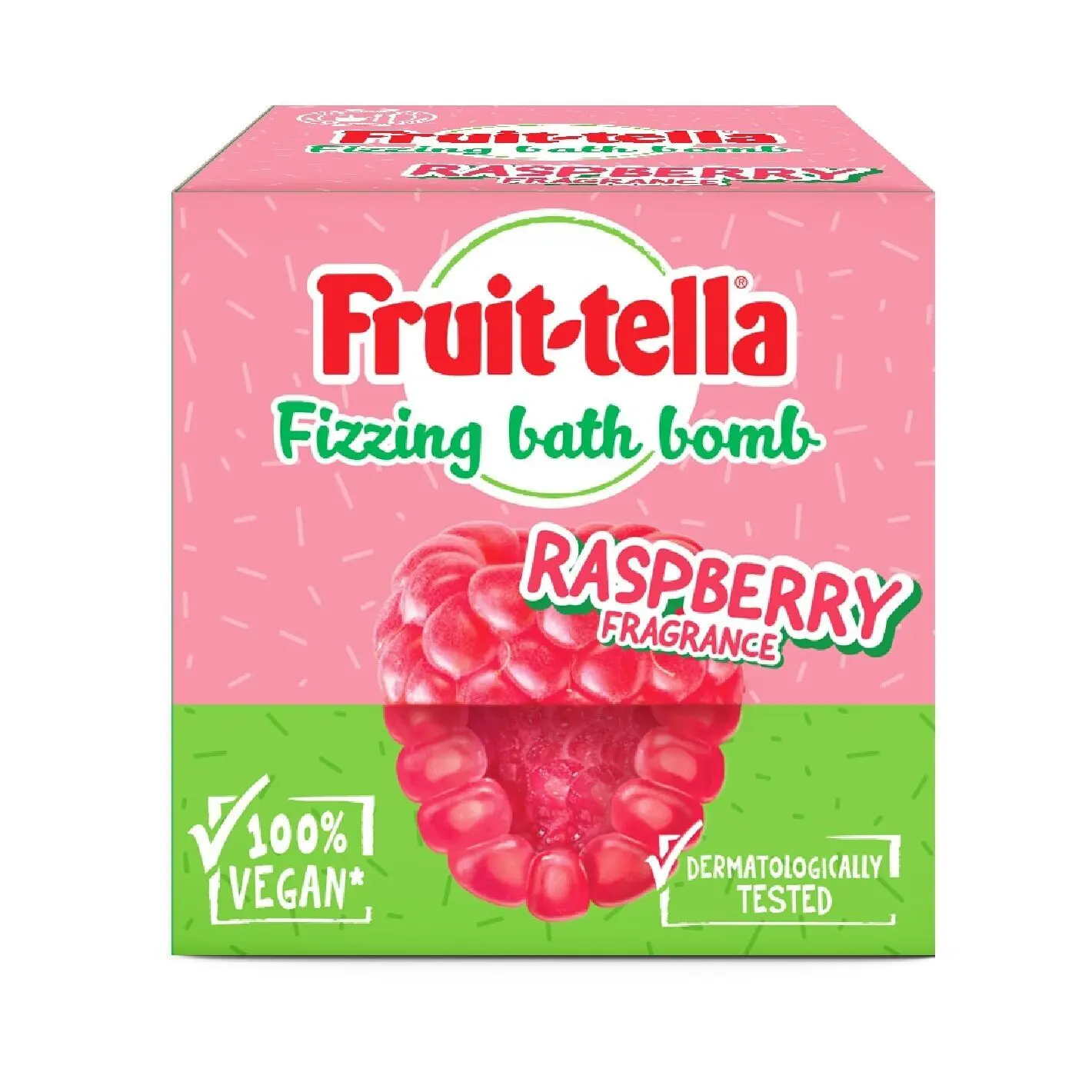 Fruitella EDG raspberry bath bomb - 140g