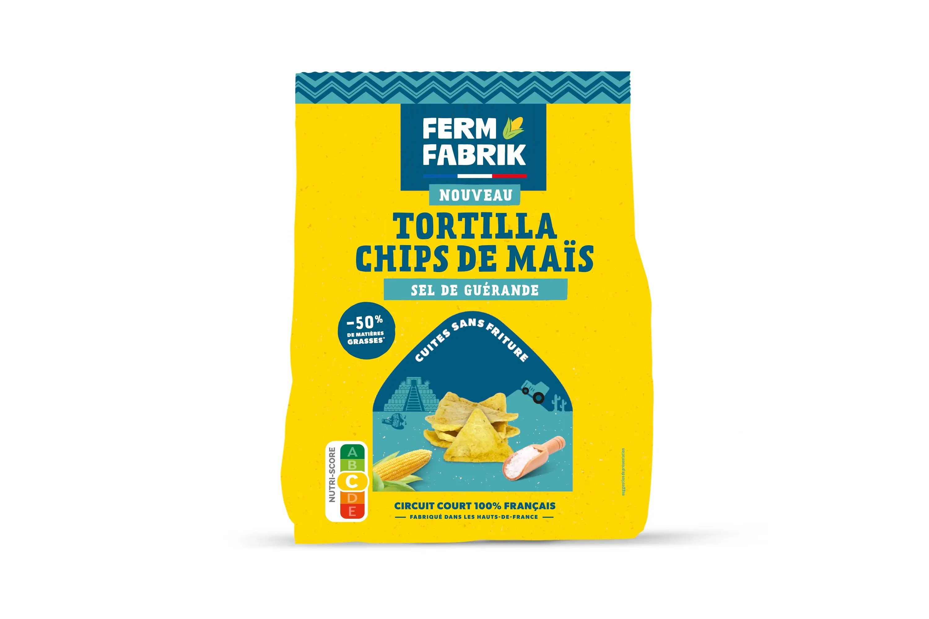 Artisanal Corn Tortilla Chips - Guérande Salt