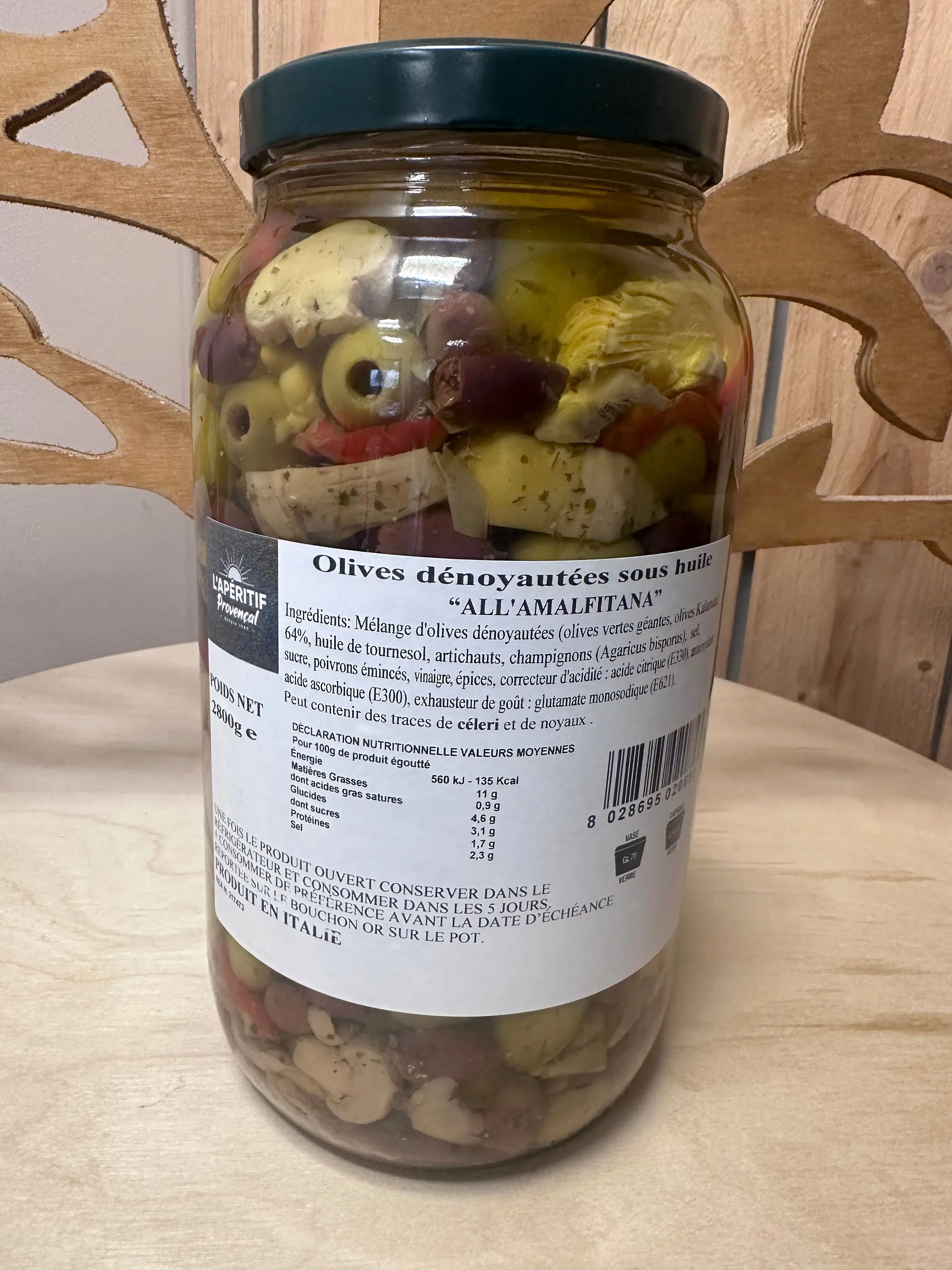 Entsteinte Oliven "ALL'AMALFITANA"