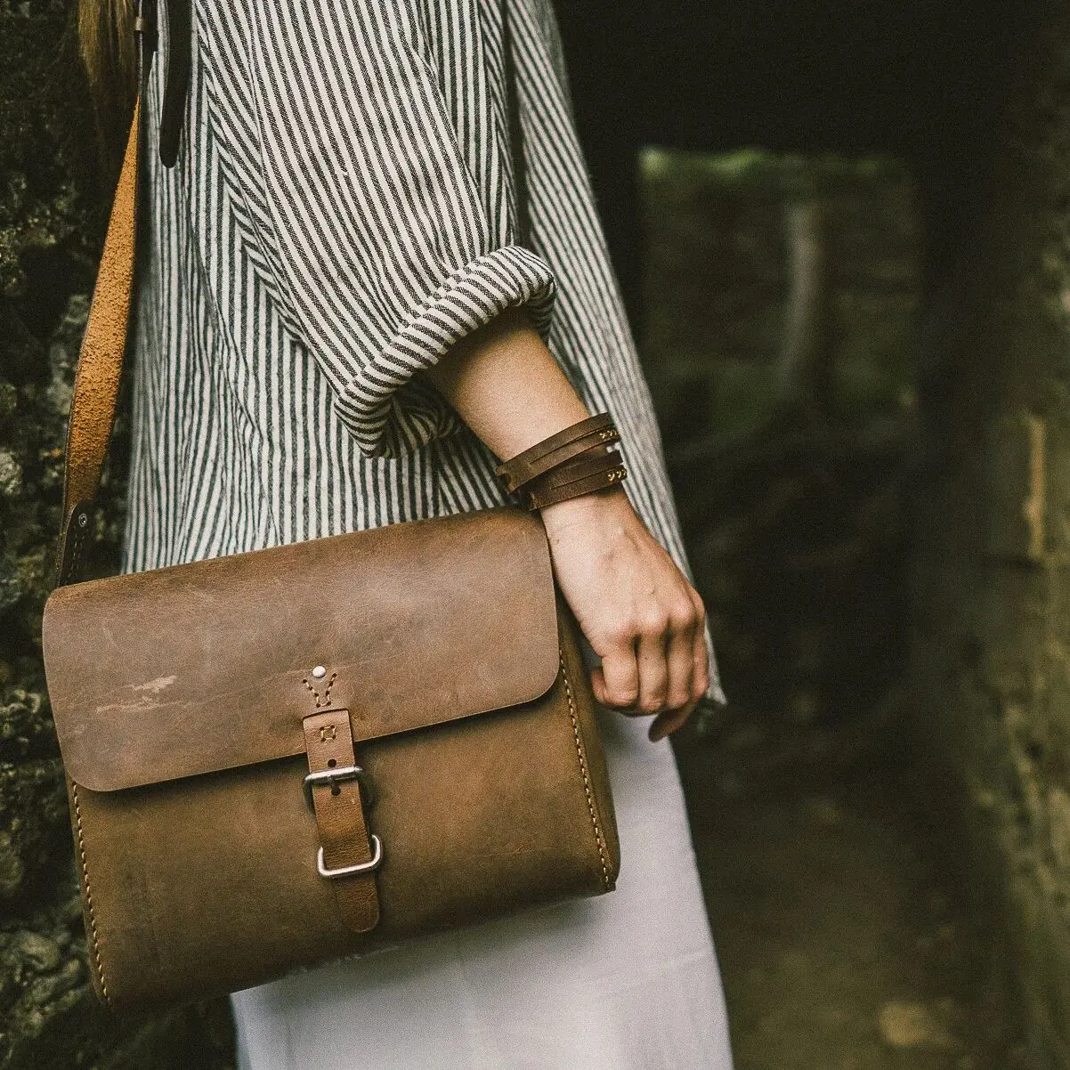 The Loyal Workshop - Handmade Leather Crossbody Bag Ethical Fair Trade