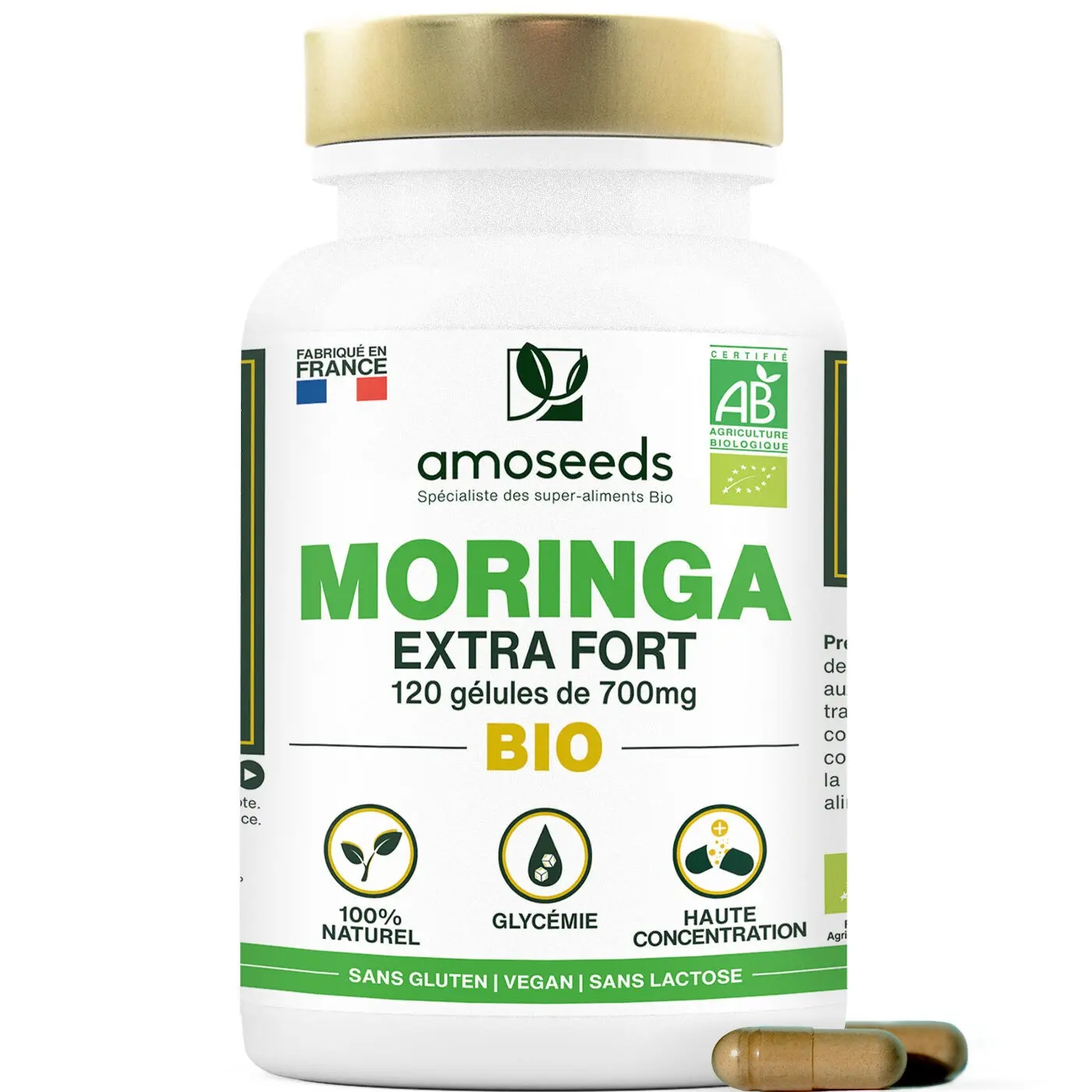 Bio-Moringa, Extra Stark | 120 Kapseln