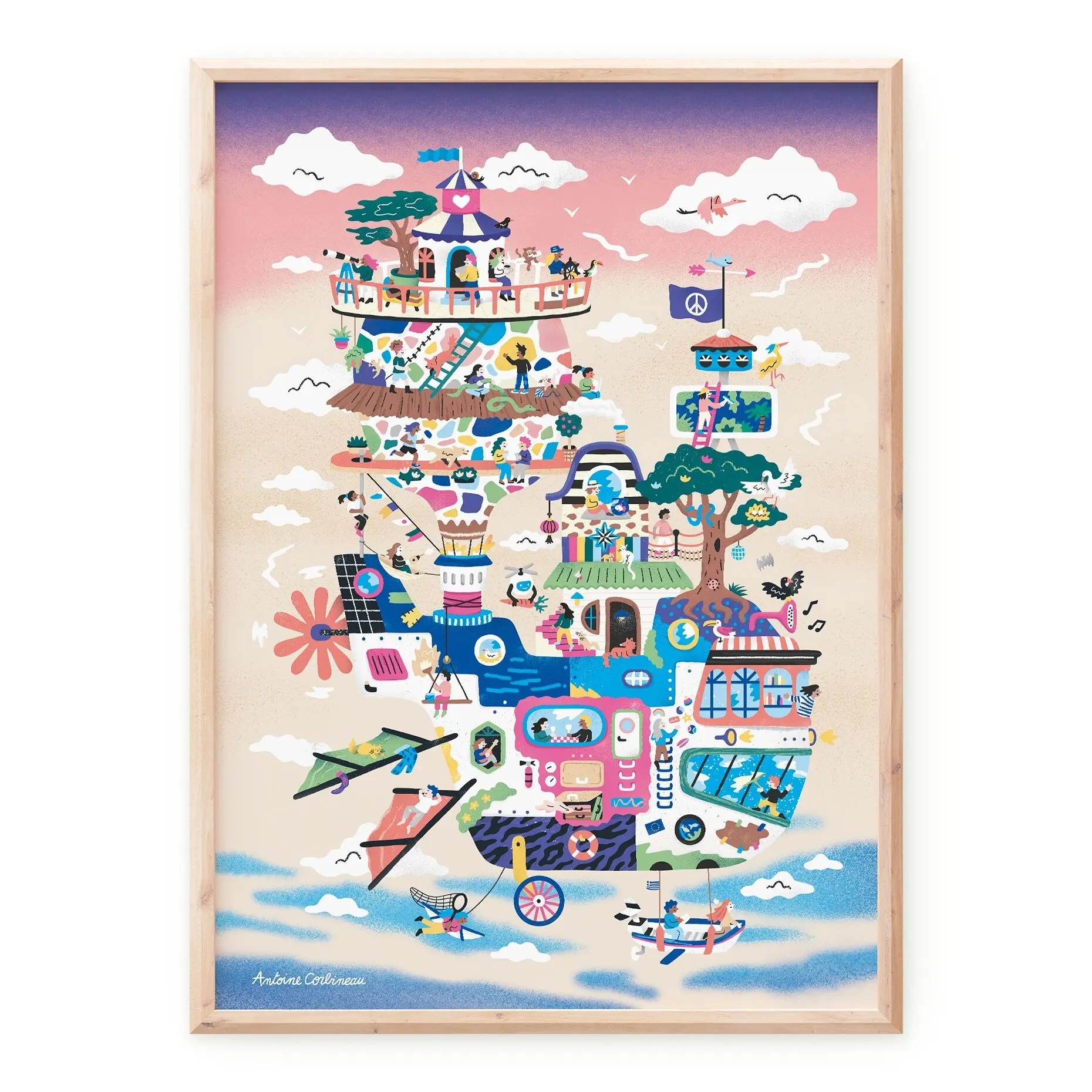 Poster - Flying House