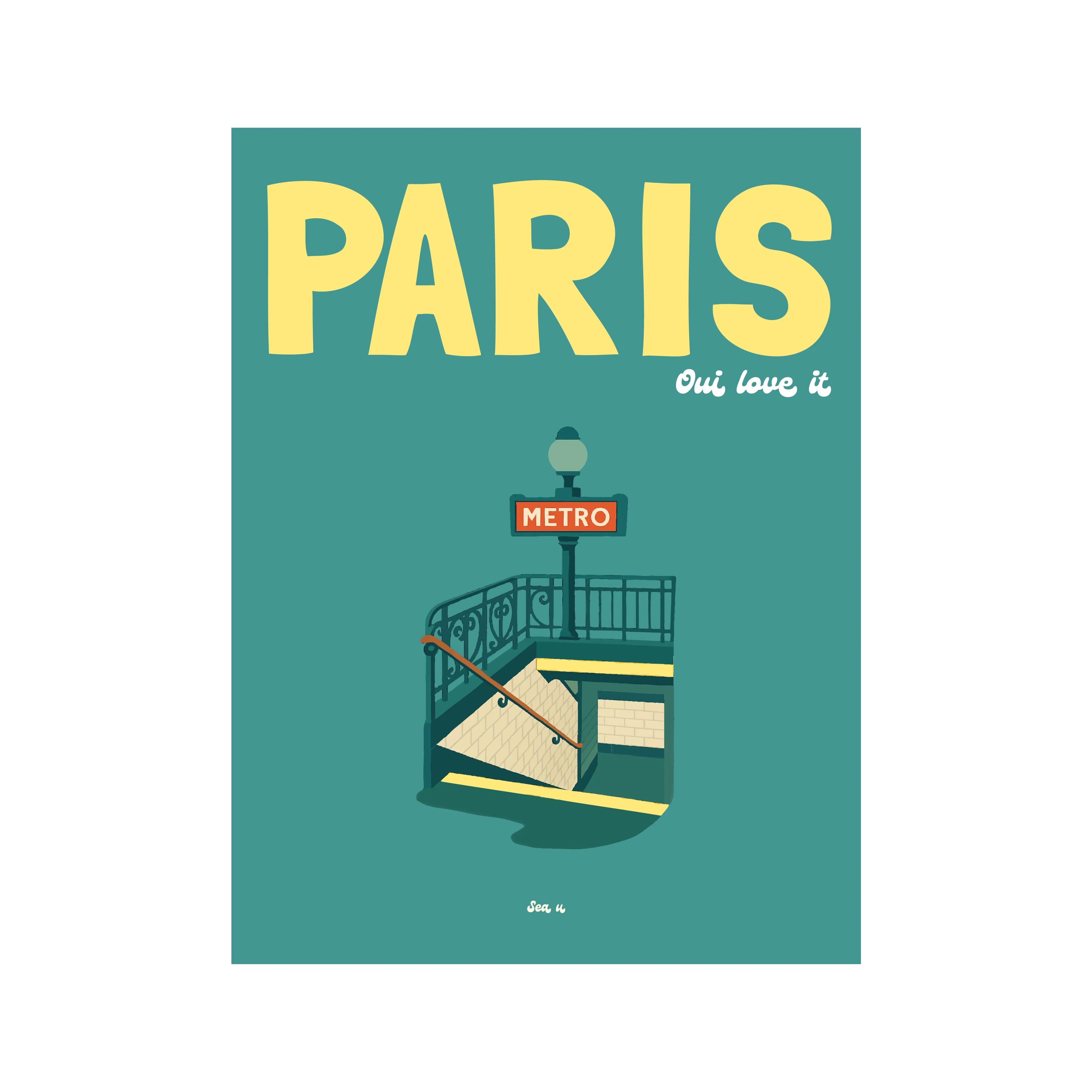 Paris poster Yes love it