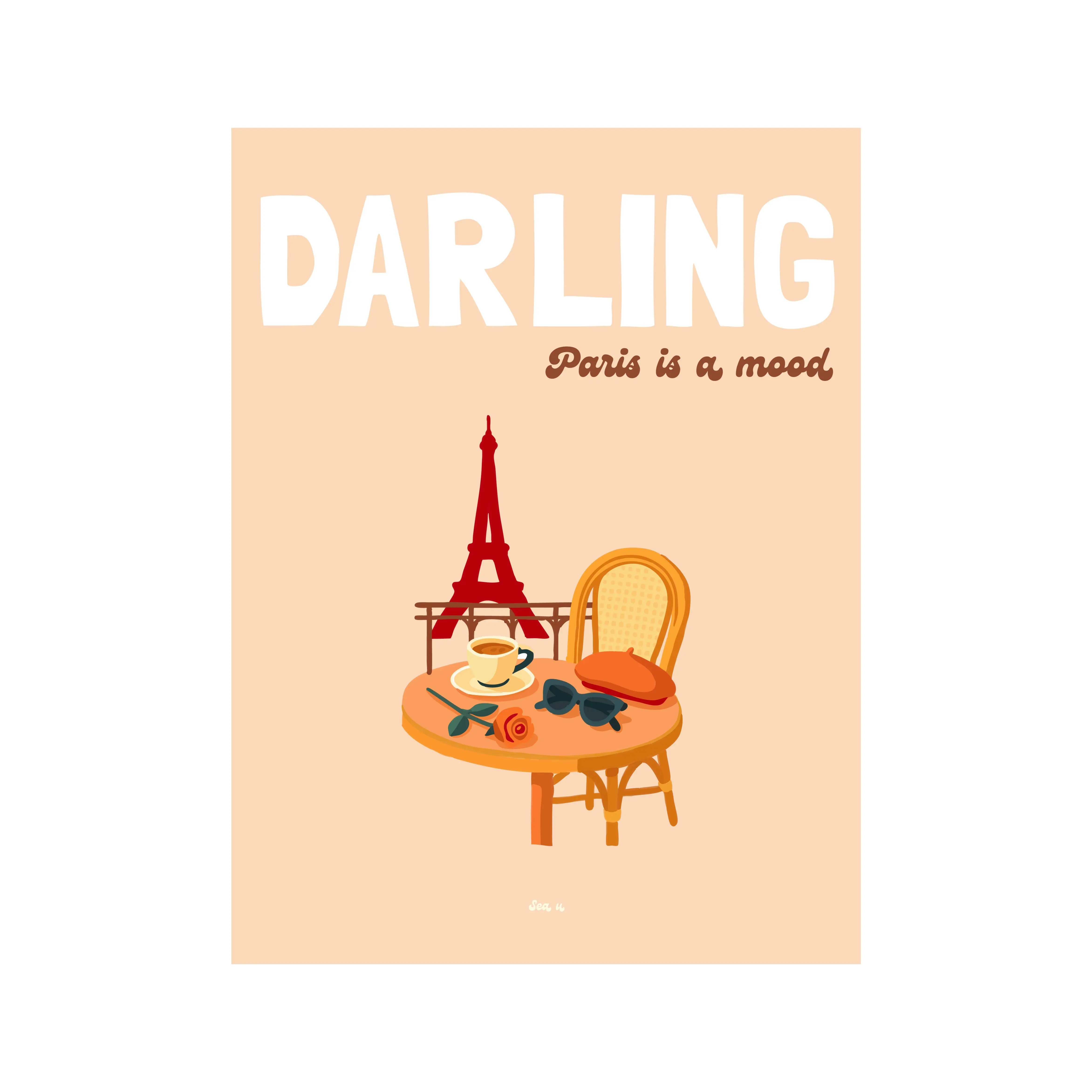 Poster Darling Paris is a mood