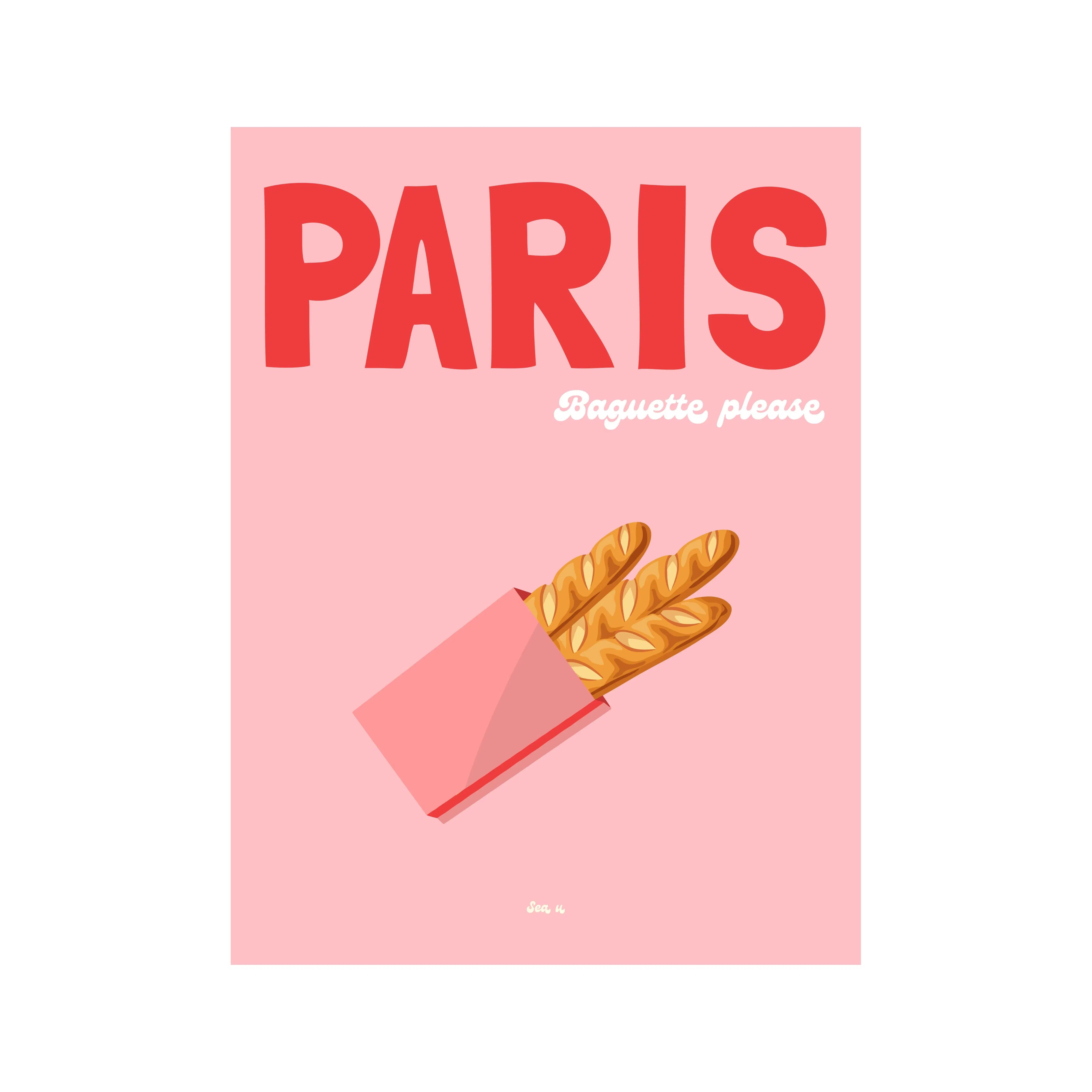 Paris Baguette Please Poster