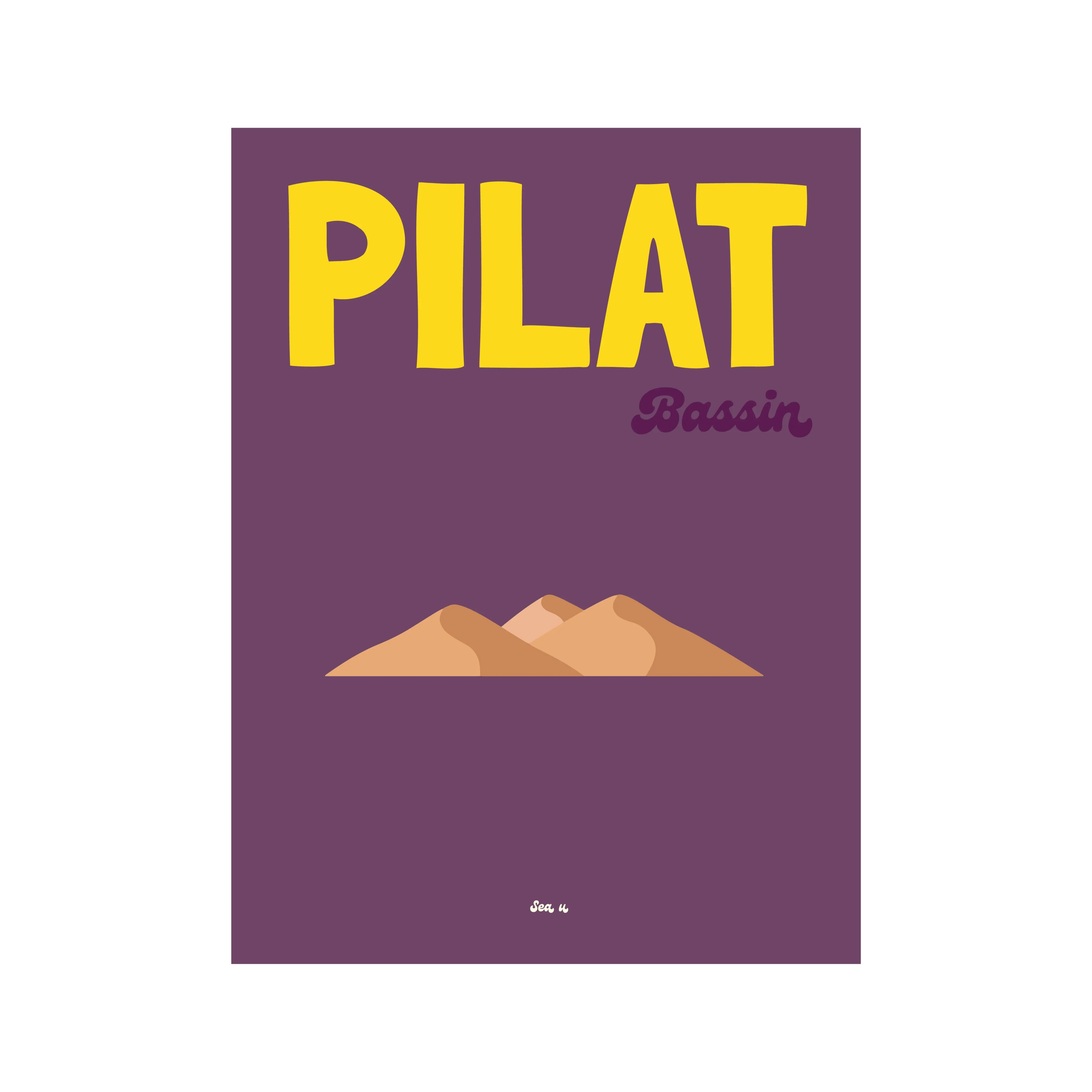 Dune du Pilat Basin Poster