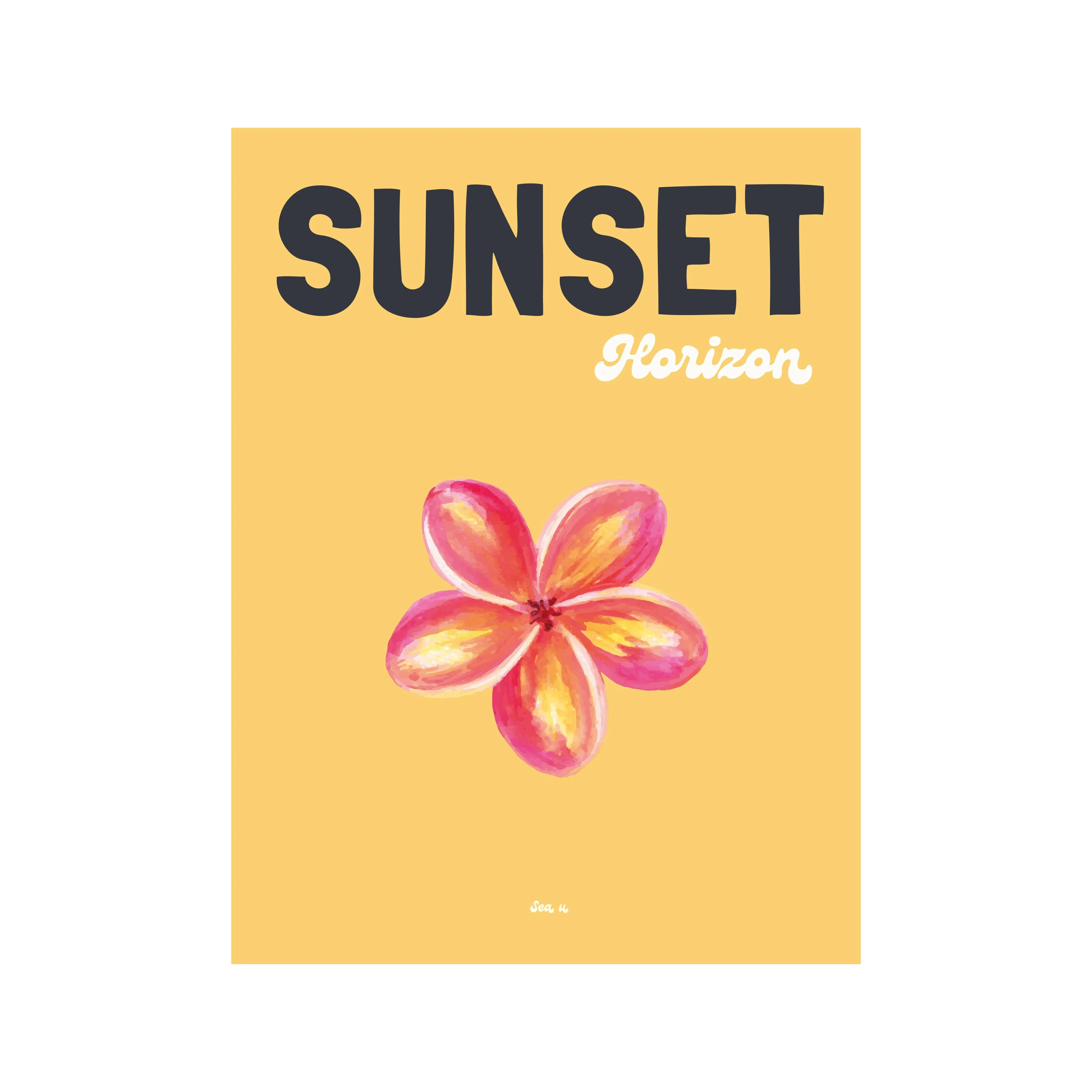 Cap Ferret Poster - Sunset Horizon