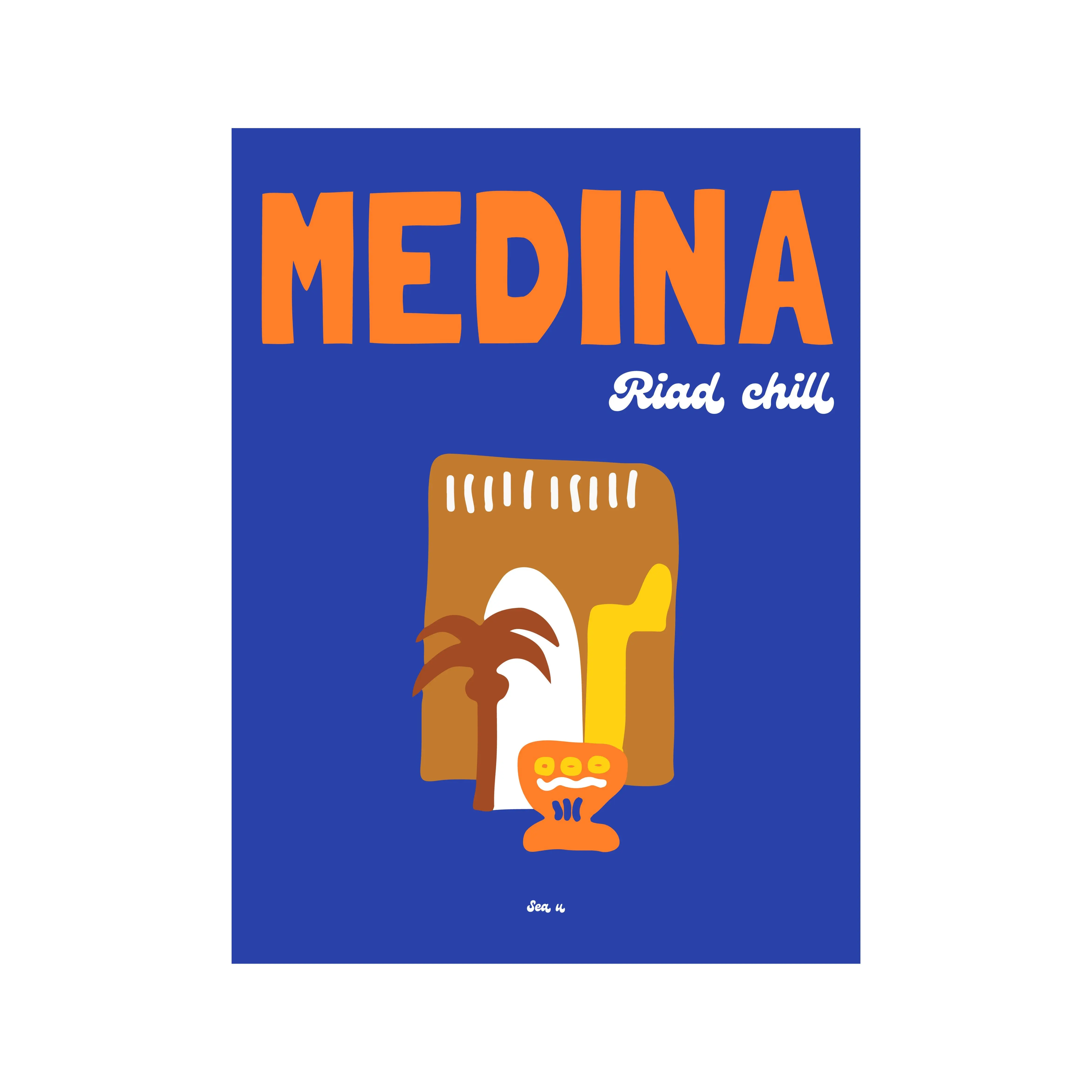 Poster Marrakech - Medina Riad chill