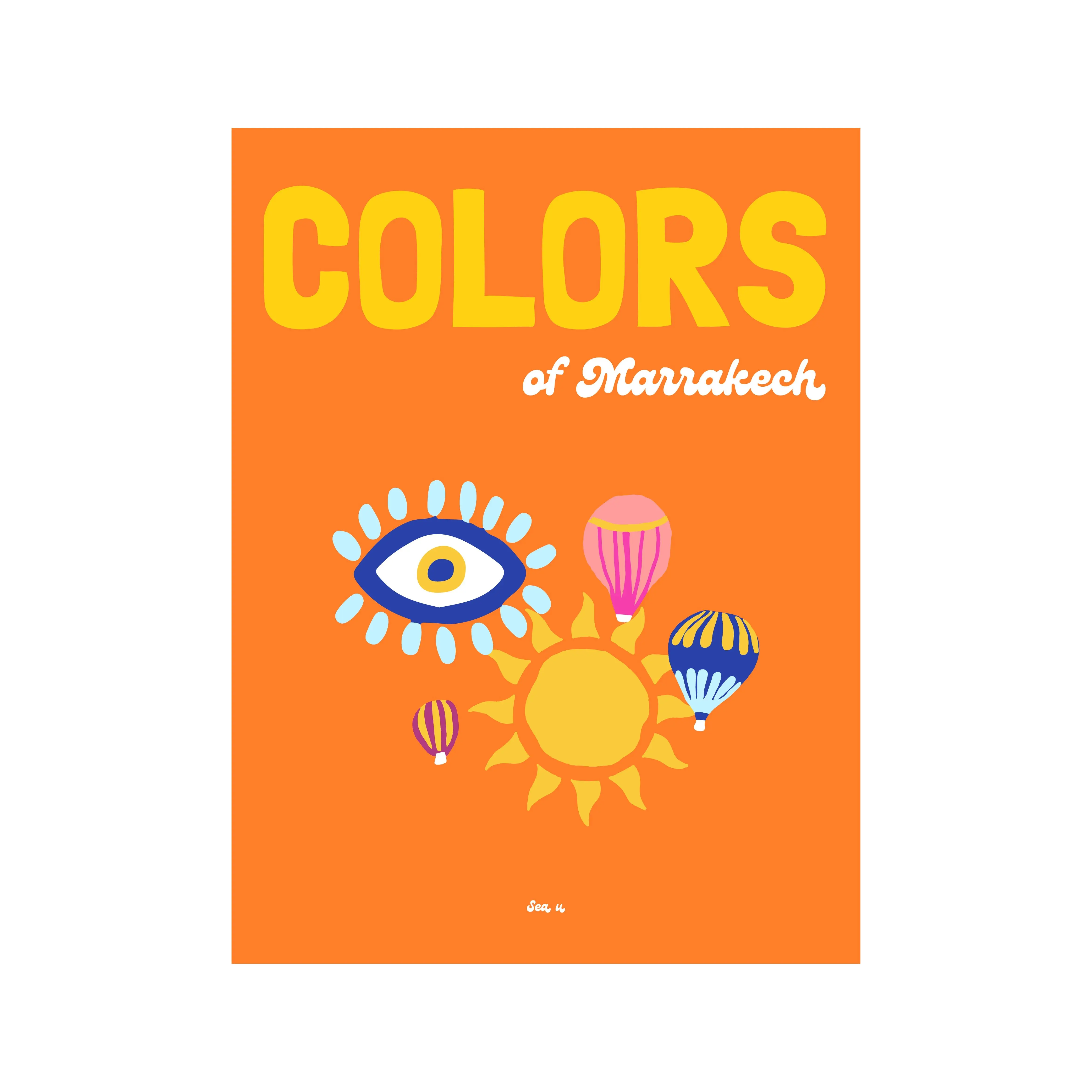 Marrakech Poster - Colors
