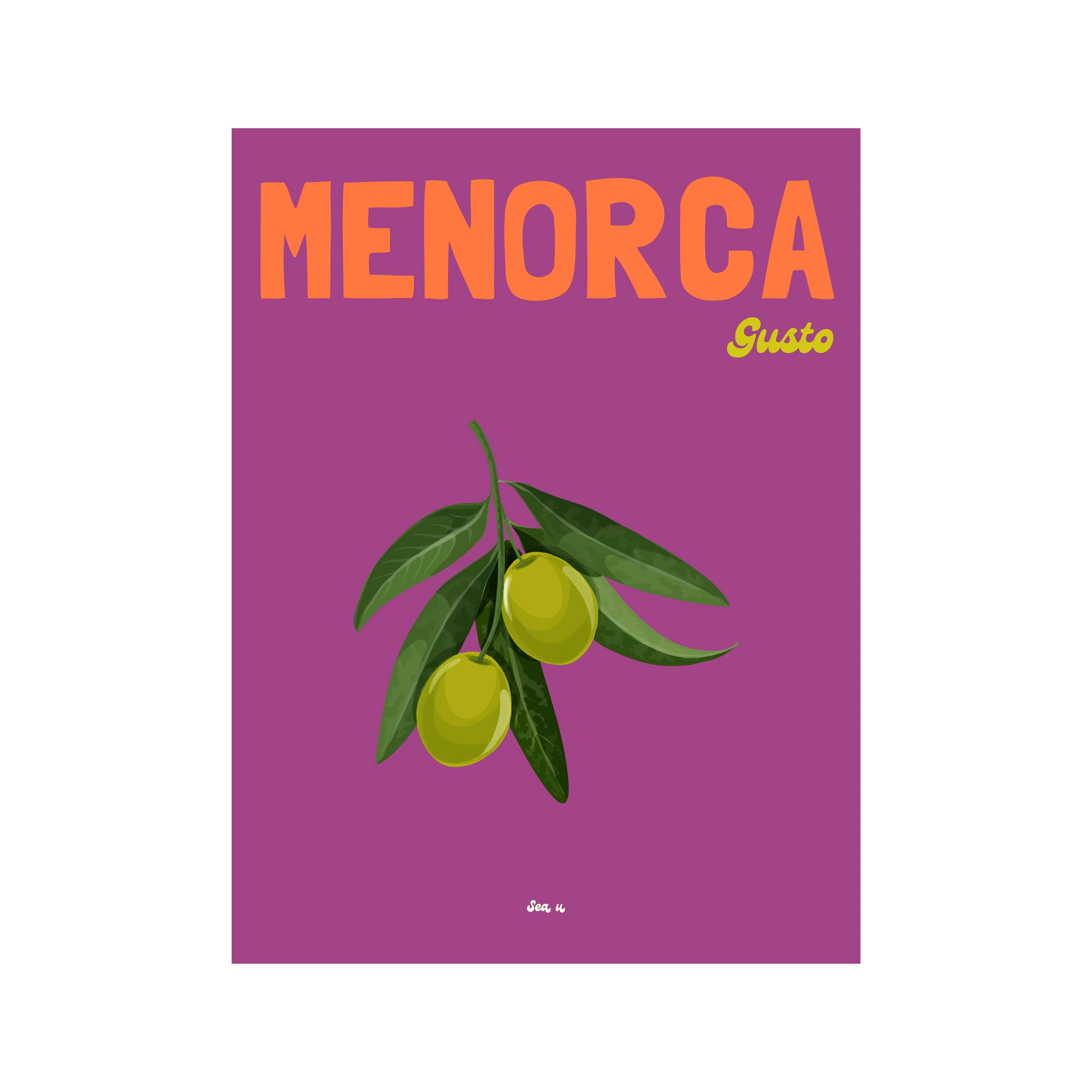 Menorca Poster - Menorca Gusto