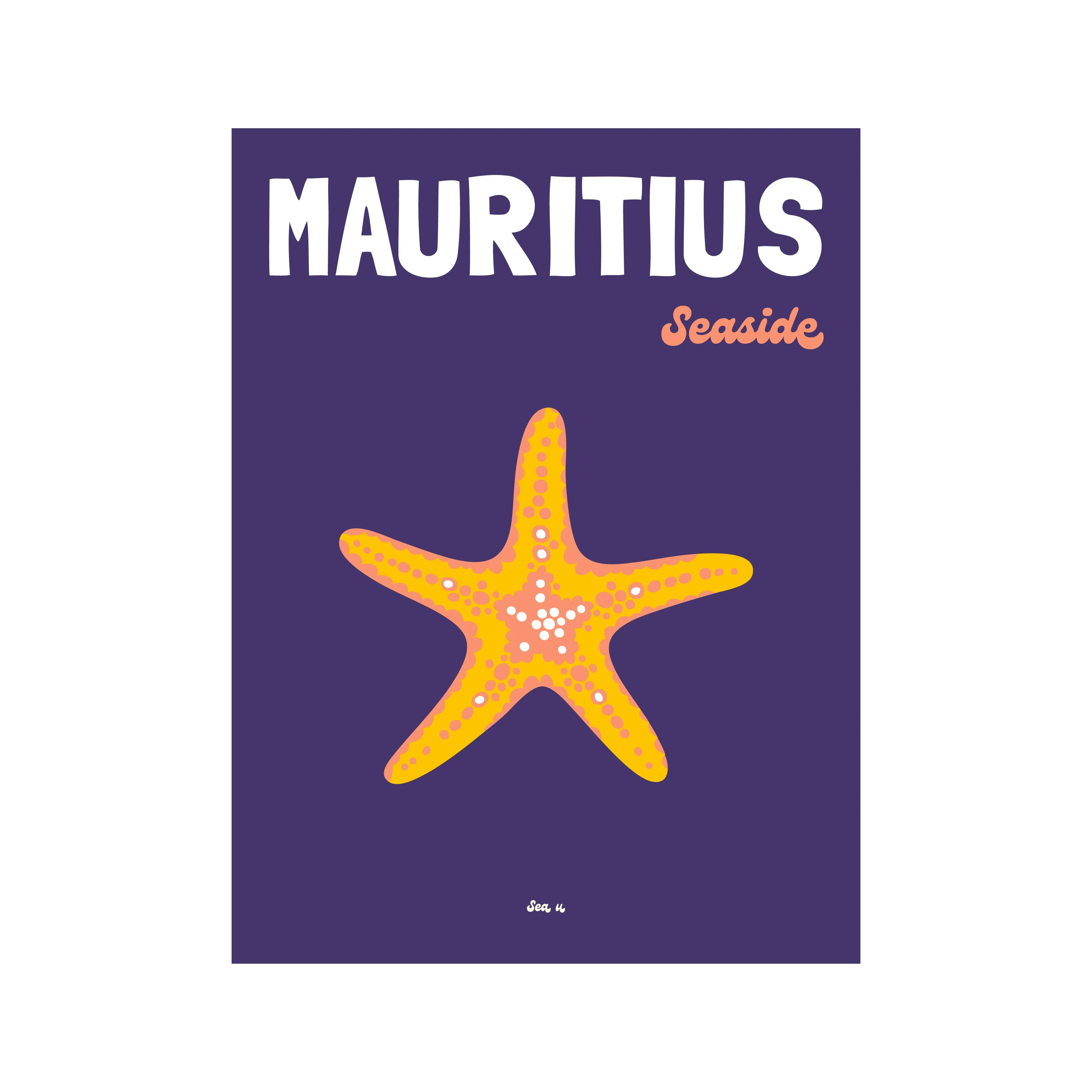 Mauritius Seaside Poster