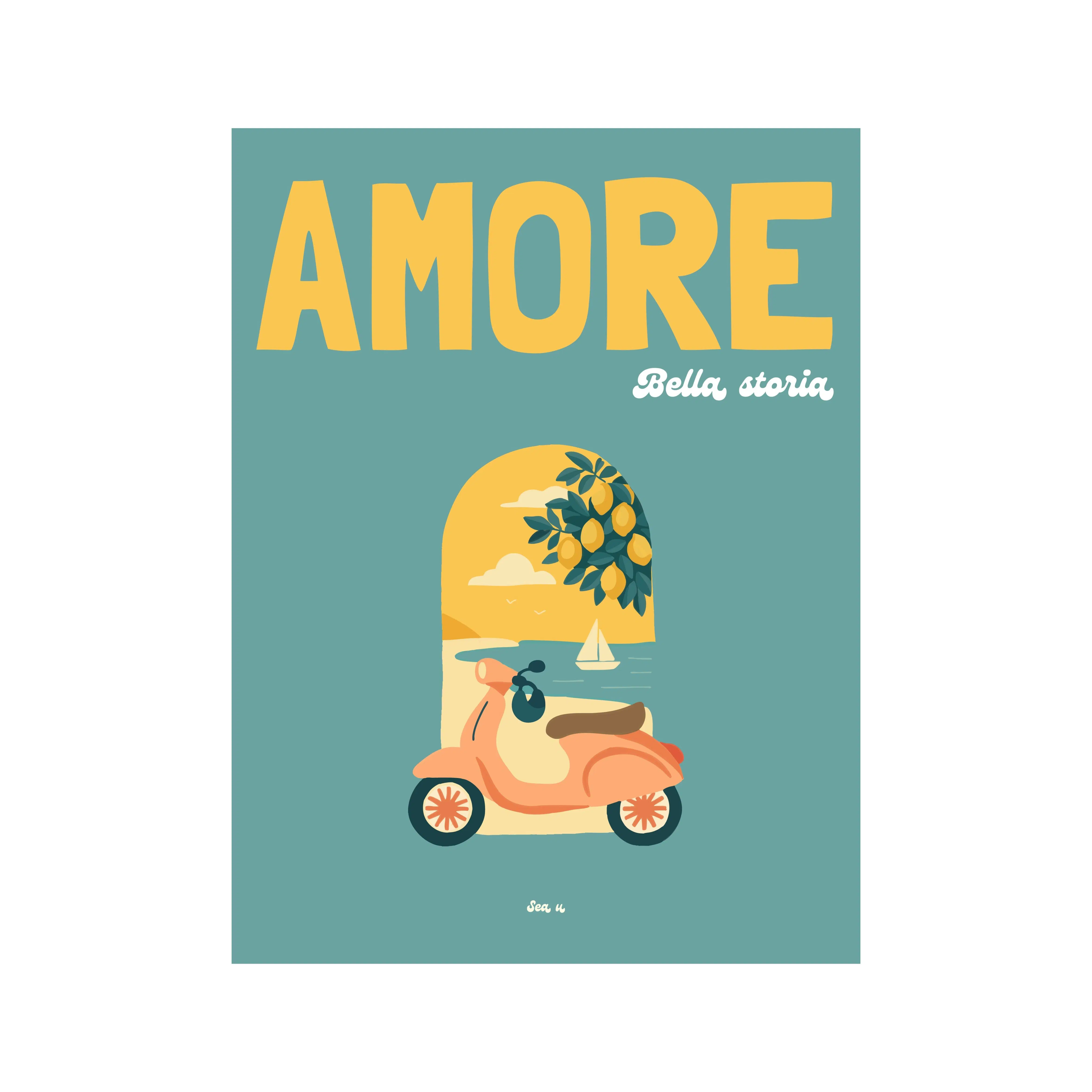 Poster Italy - Amore Bella storia