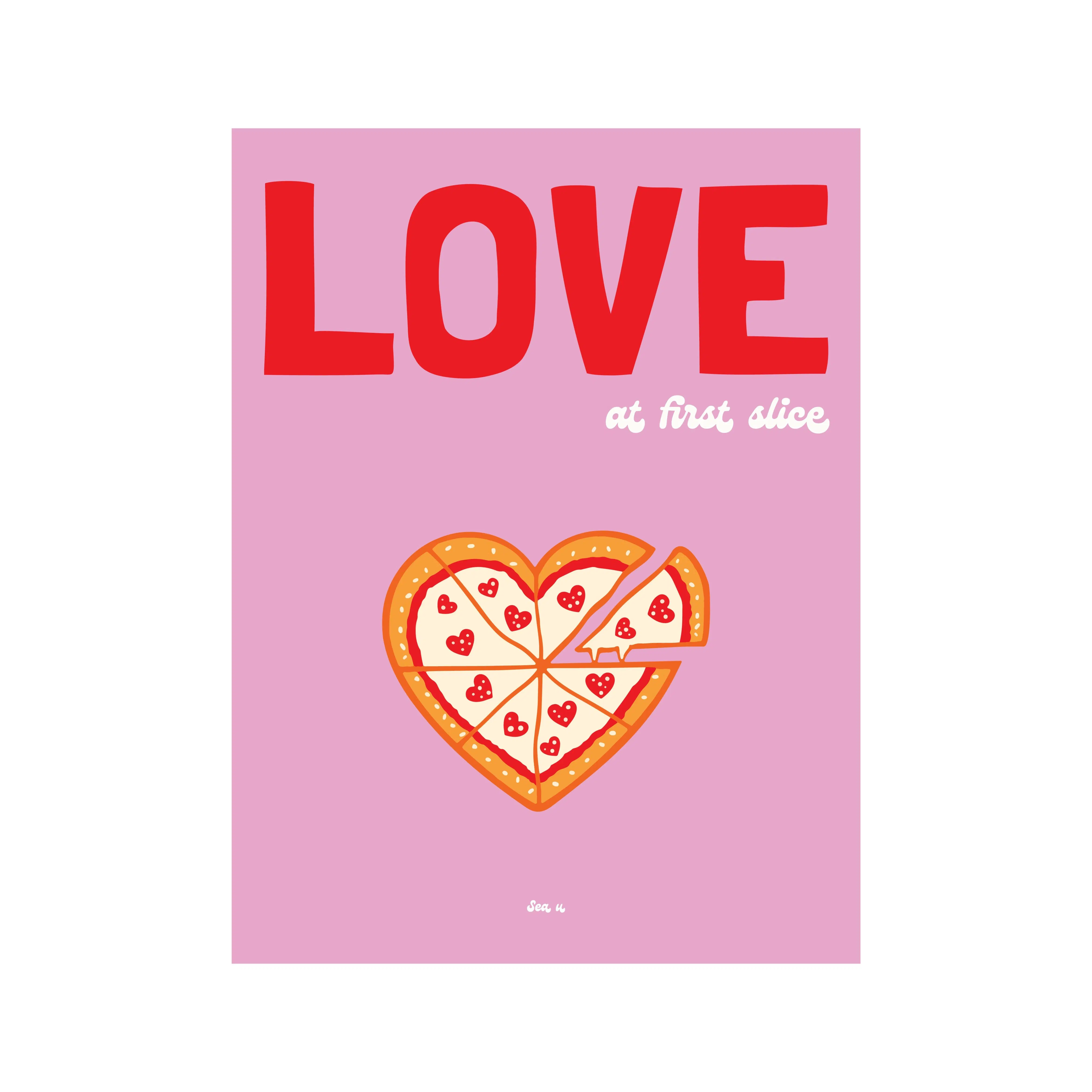 Poster Lovers - Love At first slice