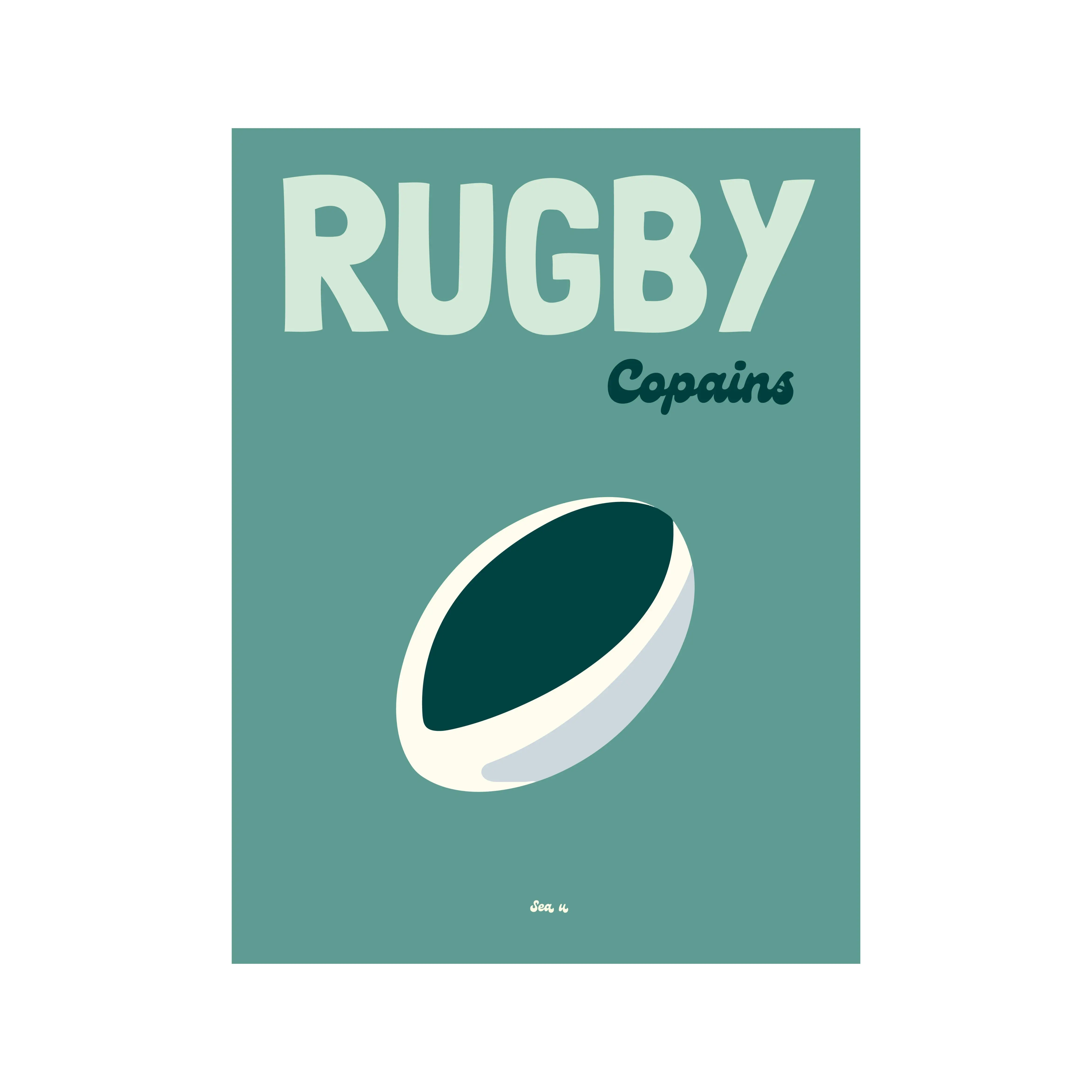 Rugby Friends Poster