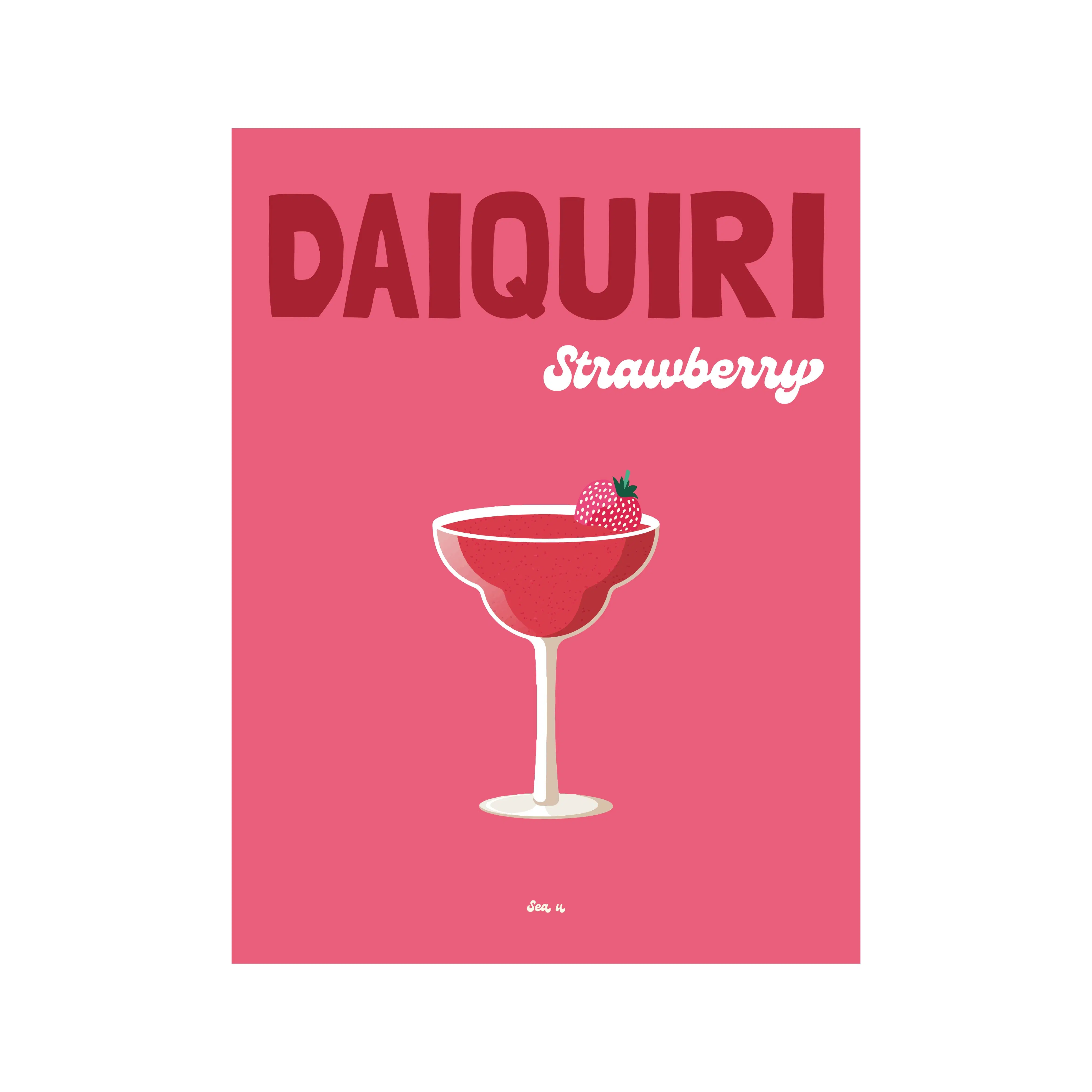 Strawberry Daiquiri Poster