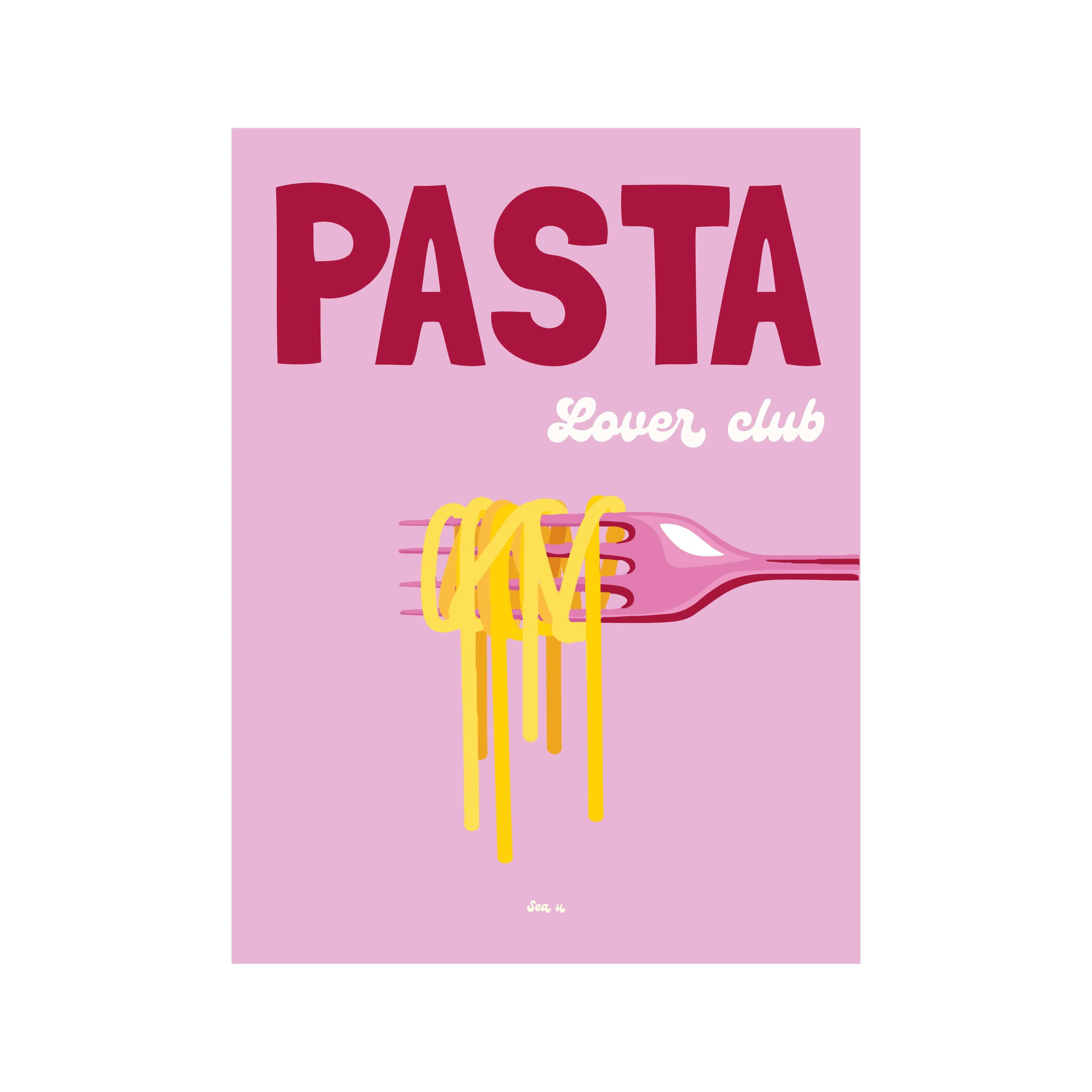 Italy poster - Pasta Lover club