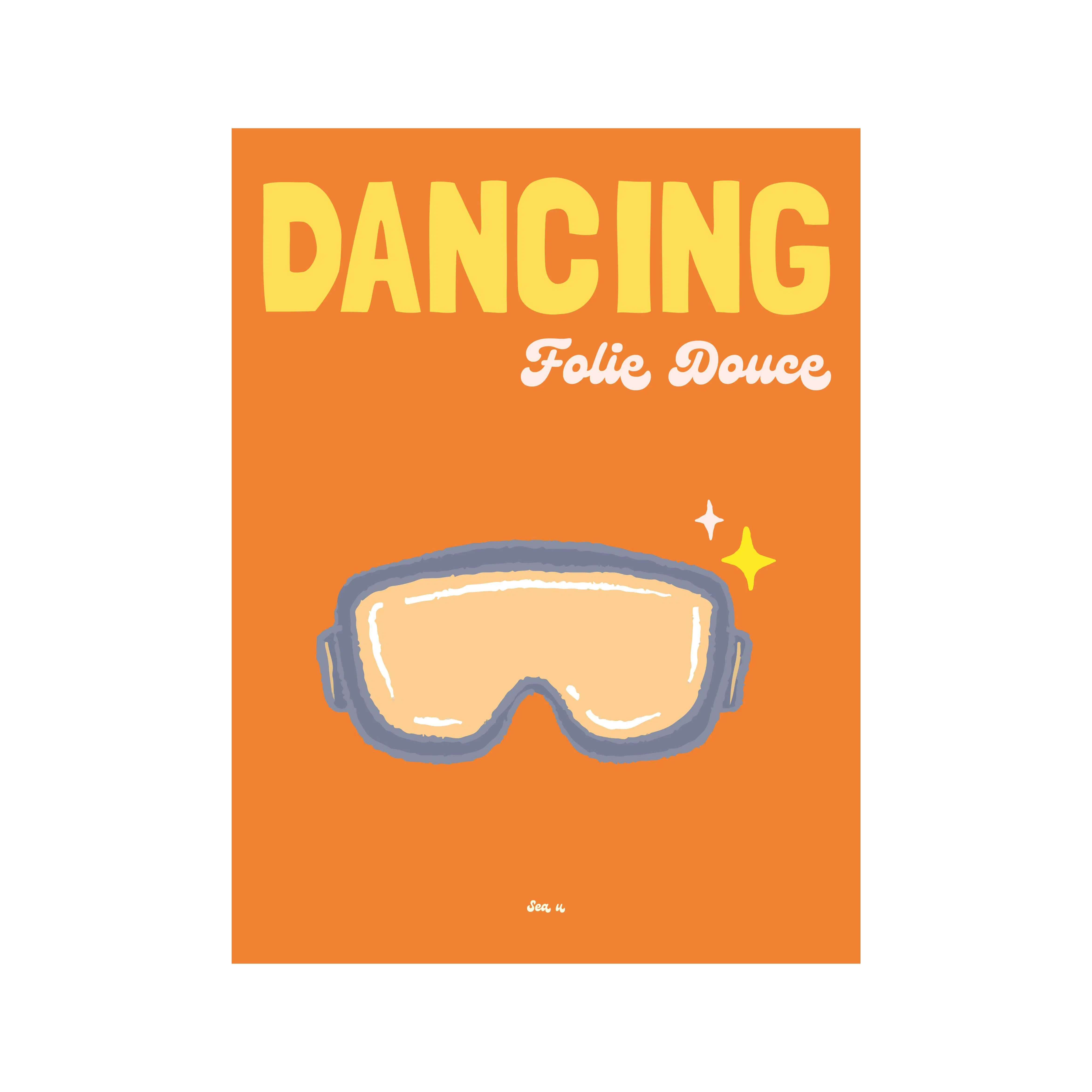 Ski Poster - Dancing Madness
