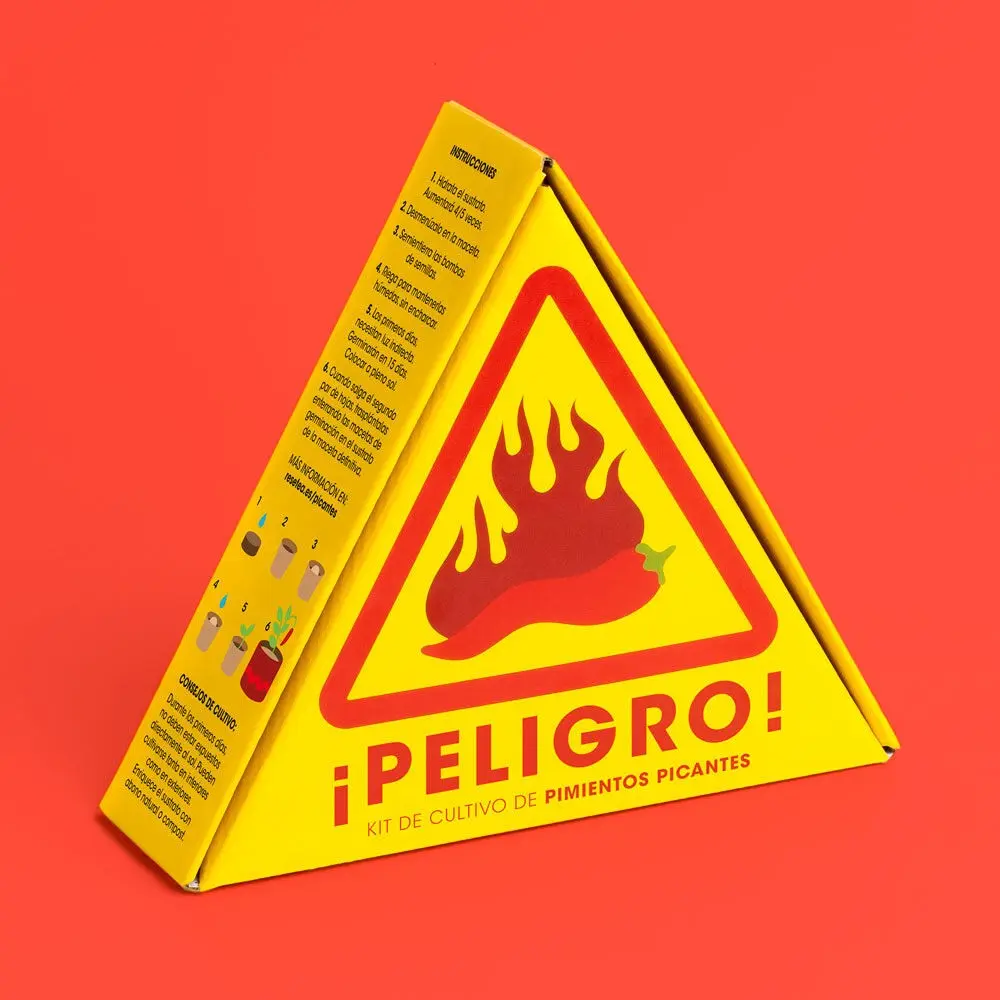 ¡ Gefahr!– Chili-Anzuchtset