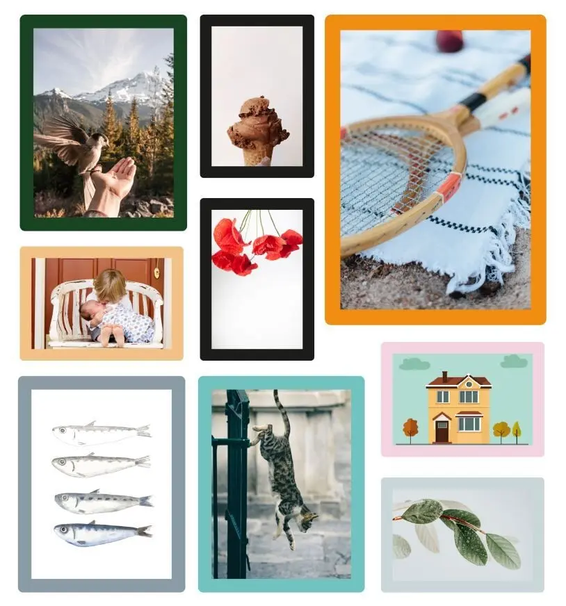 Cadre photo 15x20 cm sans trou ni trace