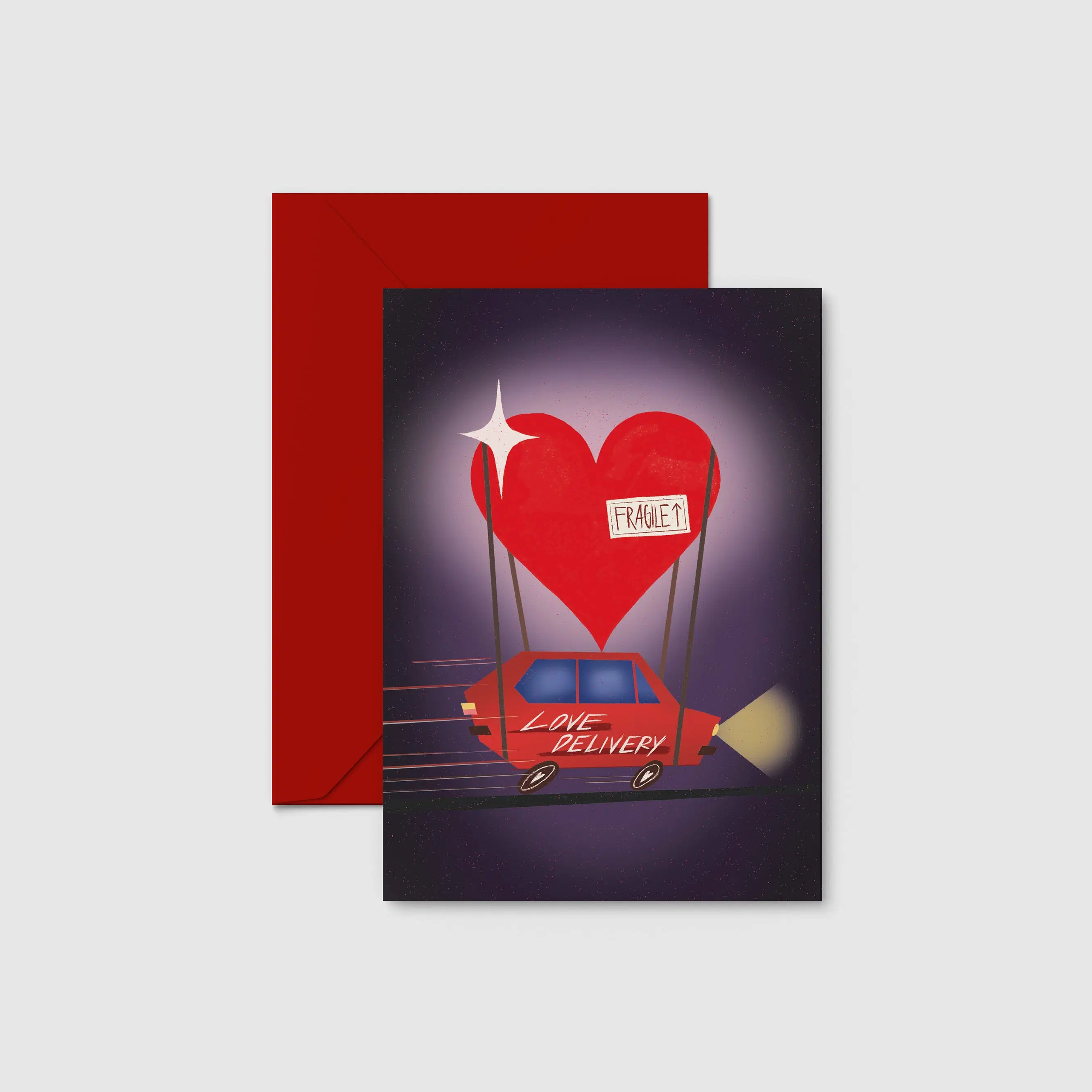 Postcard "Love Delivery"
