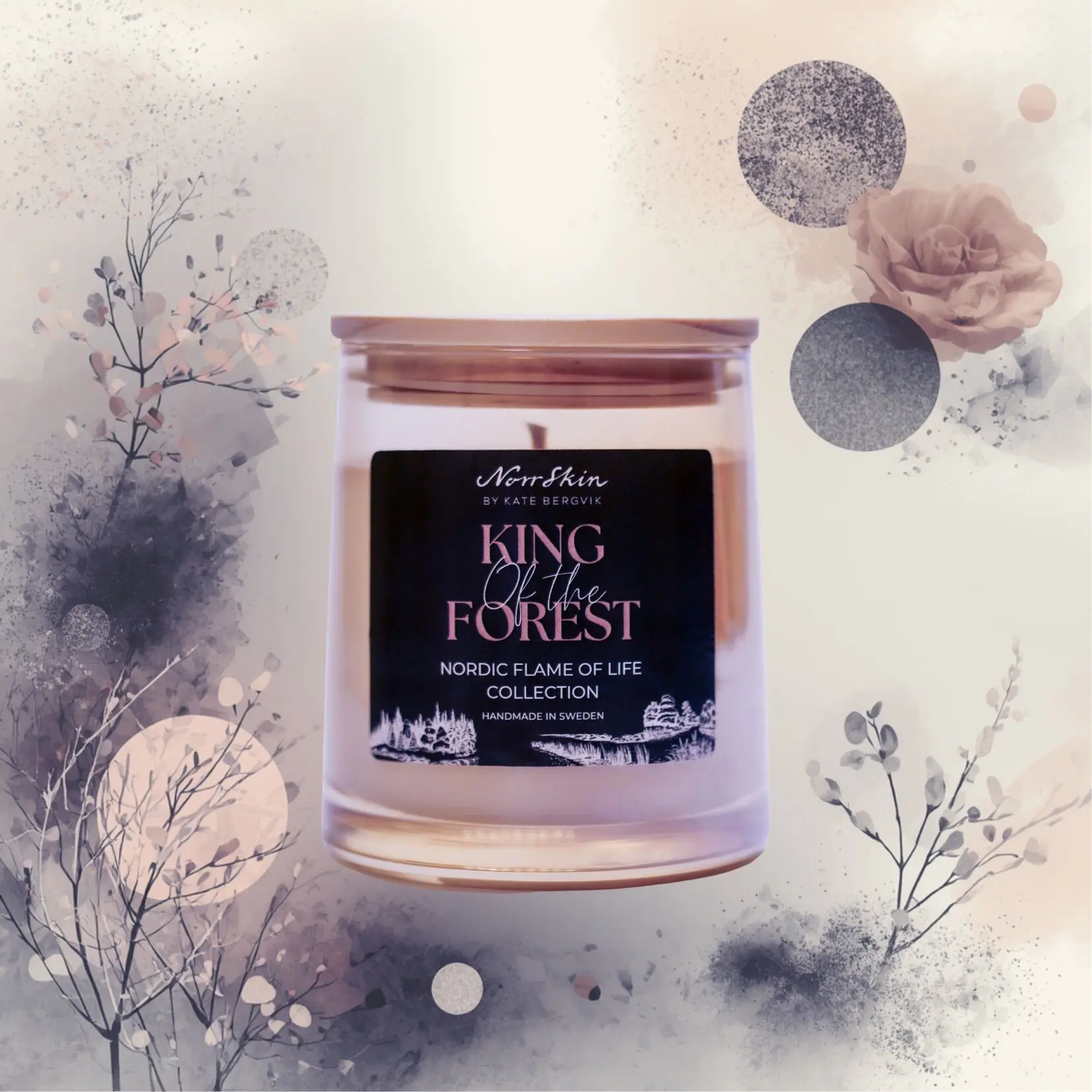 König des Waldes – Öko-Nordische Kerze 220 ml