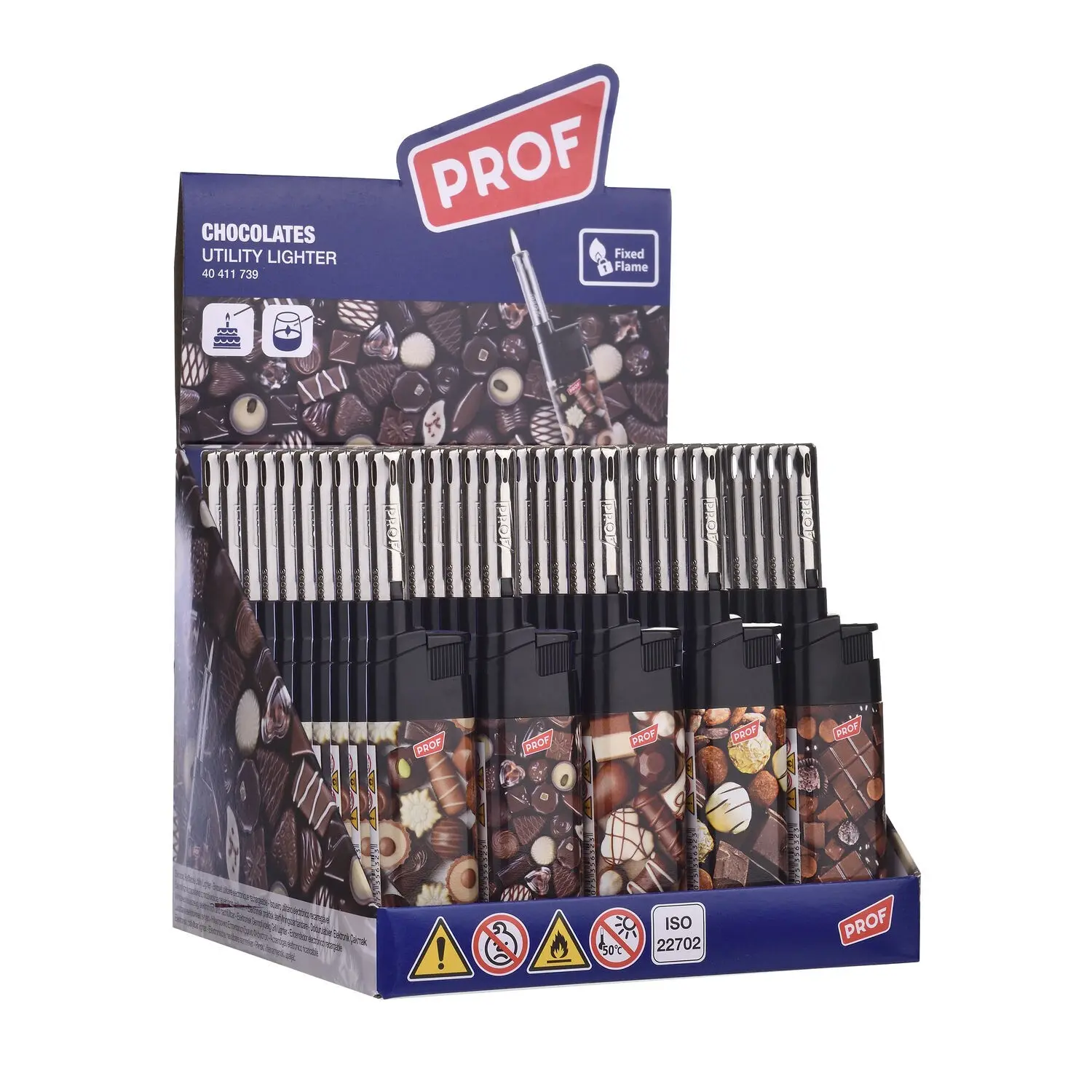 Chocolates Design Fixed Flame Candle Lighter - PROF