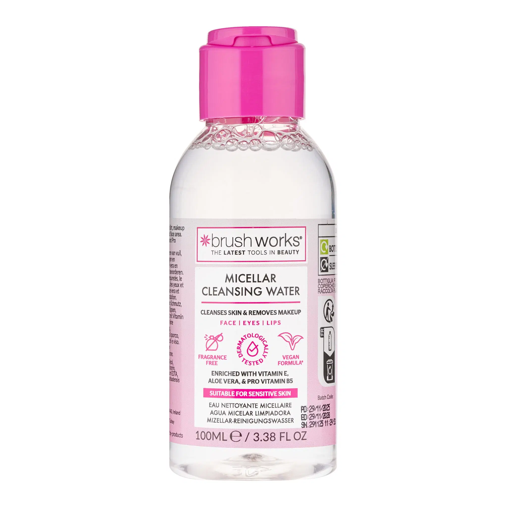 Brushworks Mizellen-Reinigungswasser – 100 ml