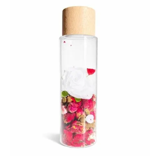 🌹 Bottiglia sensoriale "Cuore di rosa"