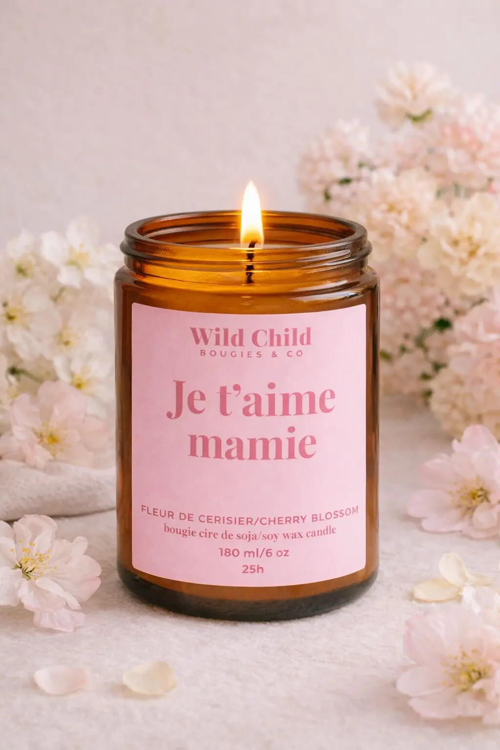 "I love you, Grandma" Handcrafted scented candle - 25 hours