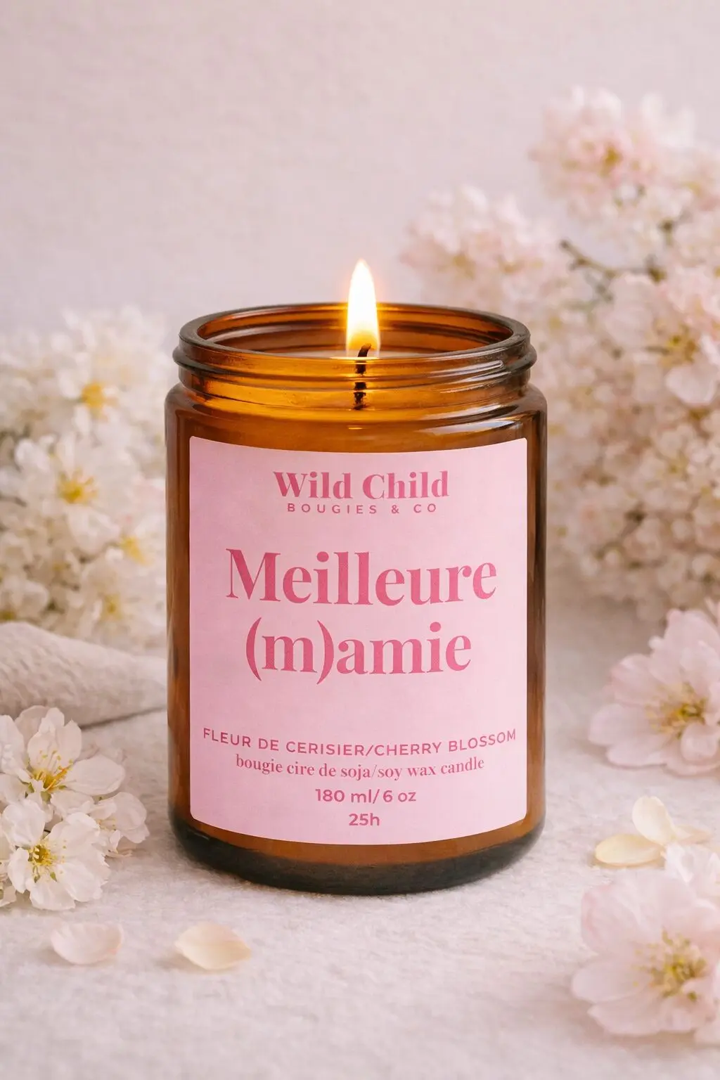 "Best (m)friend" Handcrafted scented candle - 25 hours