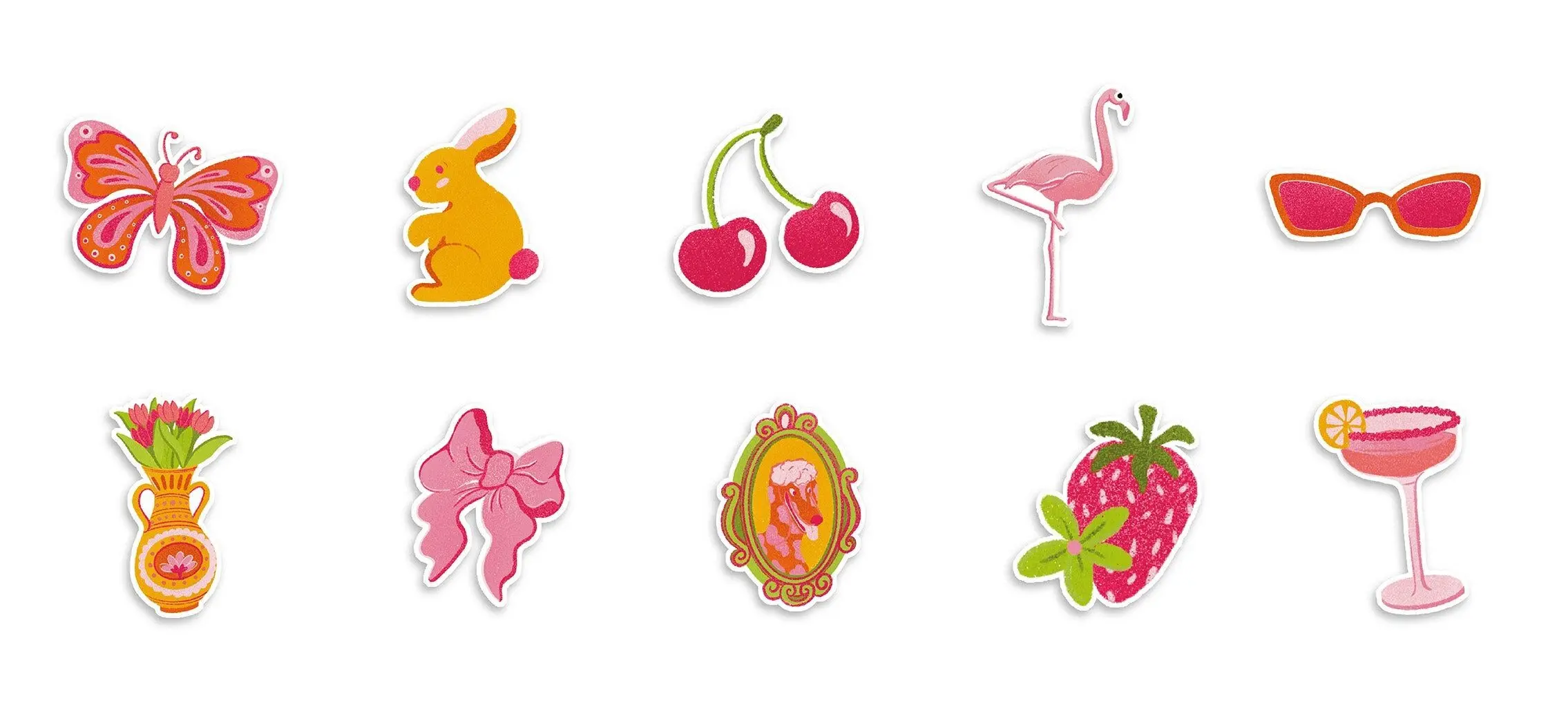 Single Holographic Sticker - A Touch of Spring