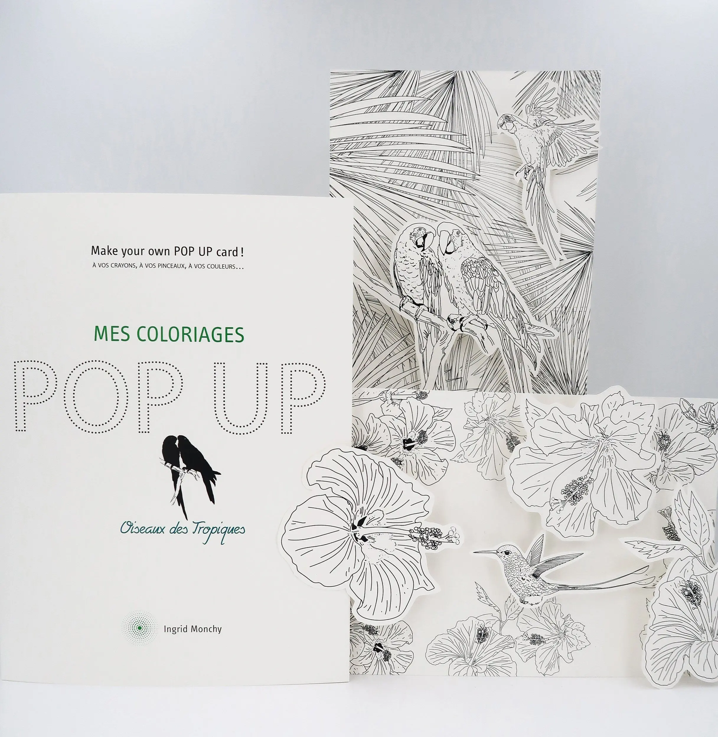 Coloring Book - DIY - Tropical Birds (FR-EN version)