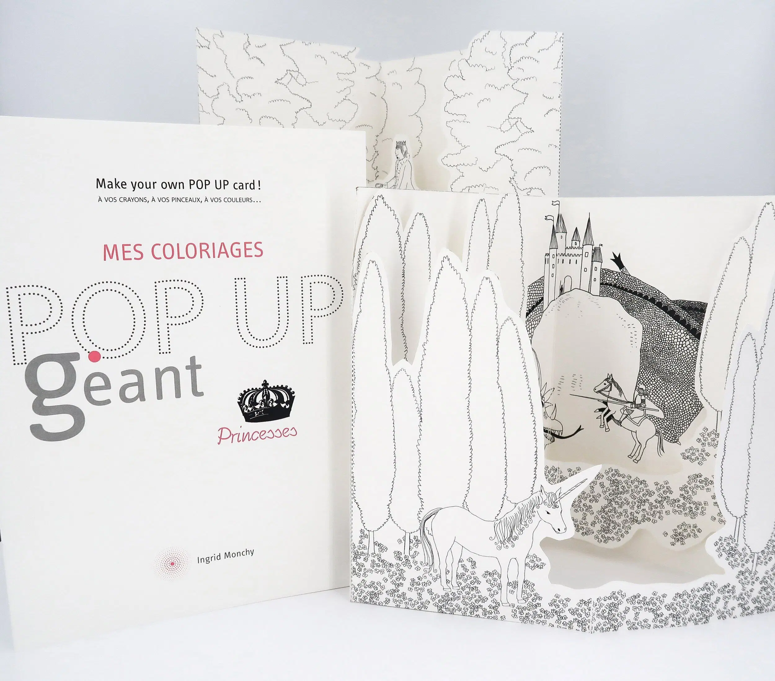 Coloring Book - DIY - Princesses - Giant Pop-Up