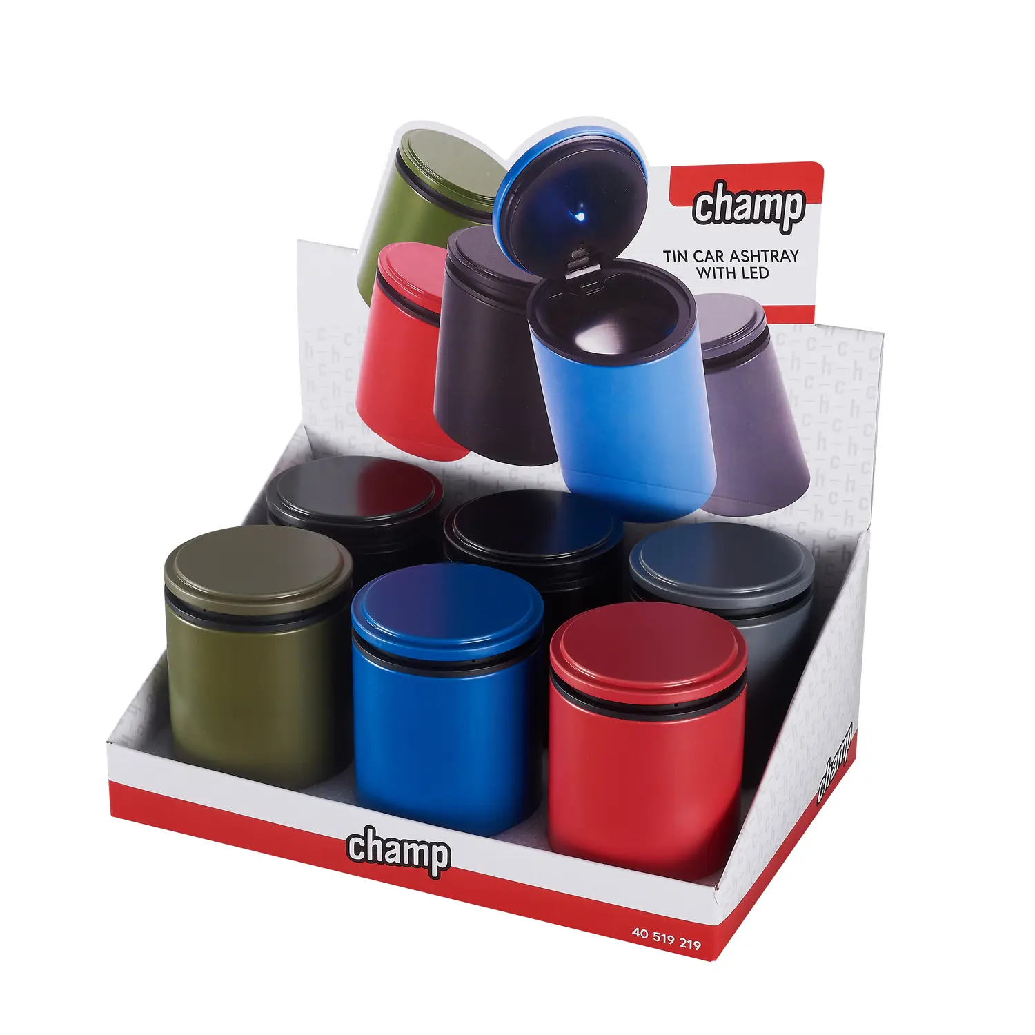 CHAMP – Metal Car Ashtray with LED