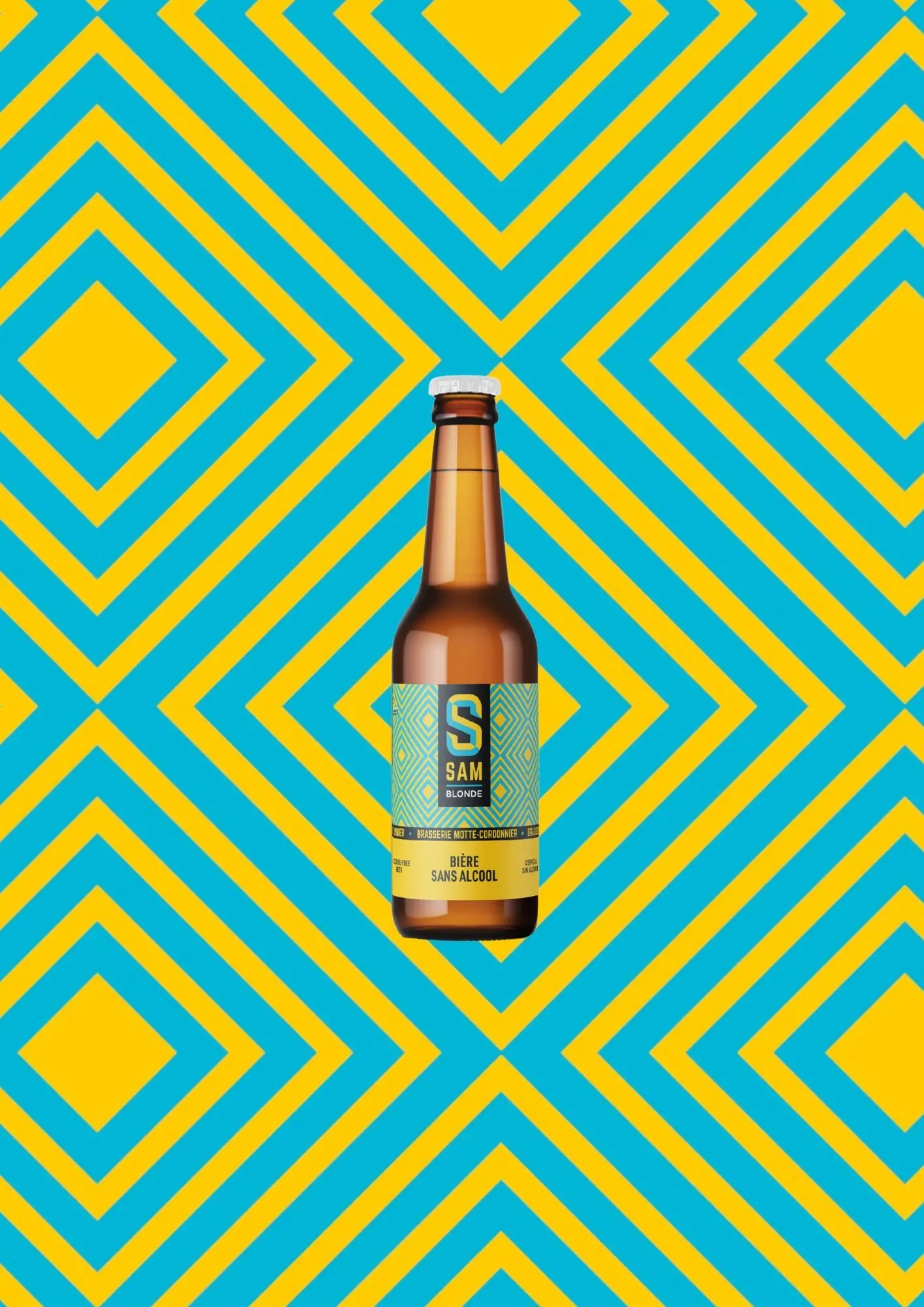 SAM Blonde alkoholfreies Bier 0°33cl