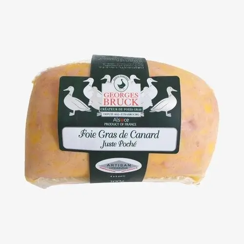 Whole duck foie gras "Le Juste Poché" 300g