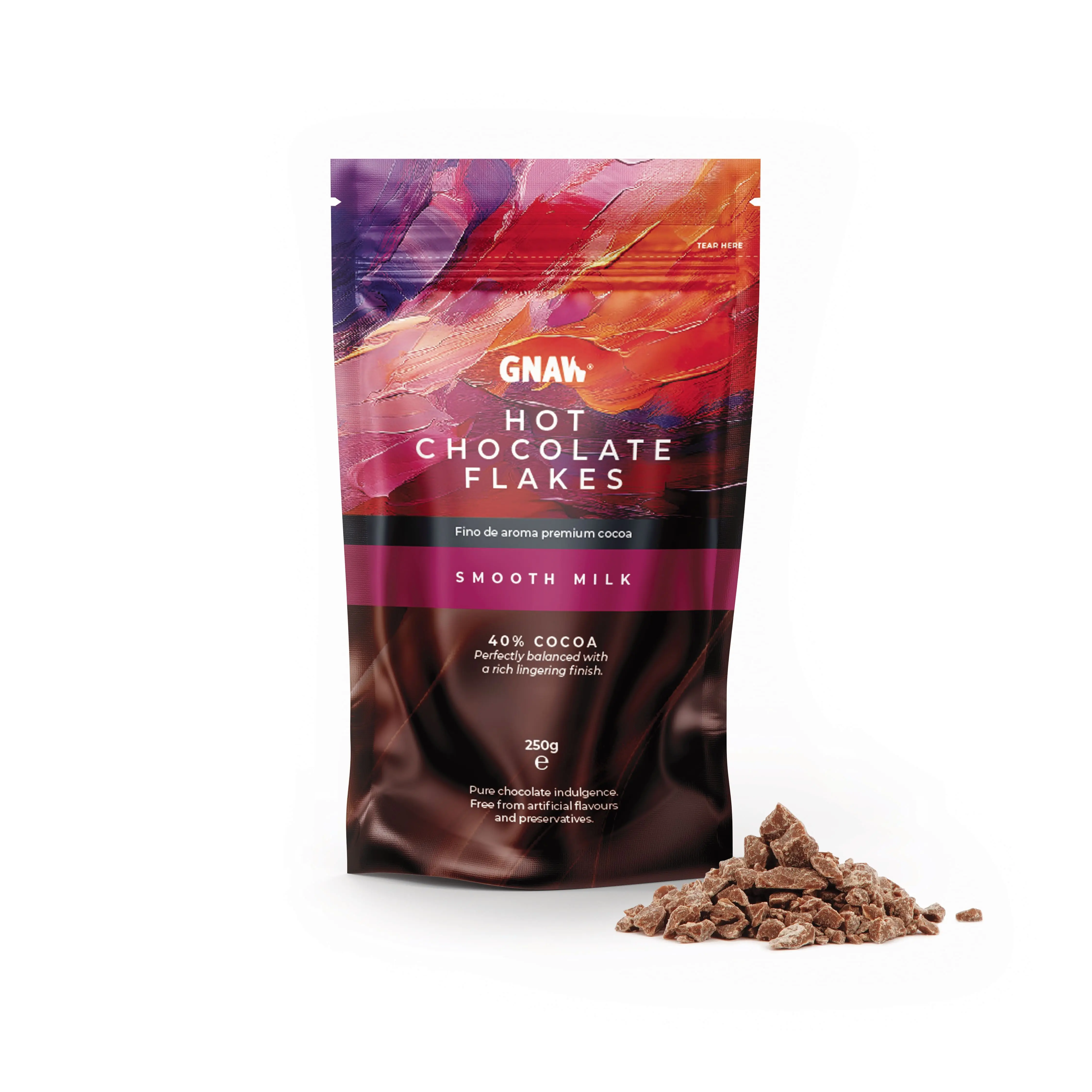 Milk Hot Chocolate Flakes 250g