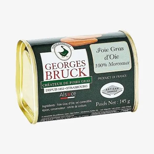 Goose foie gras "trapezoidal box"