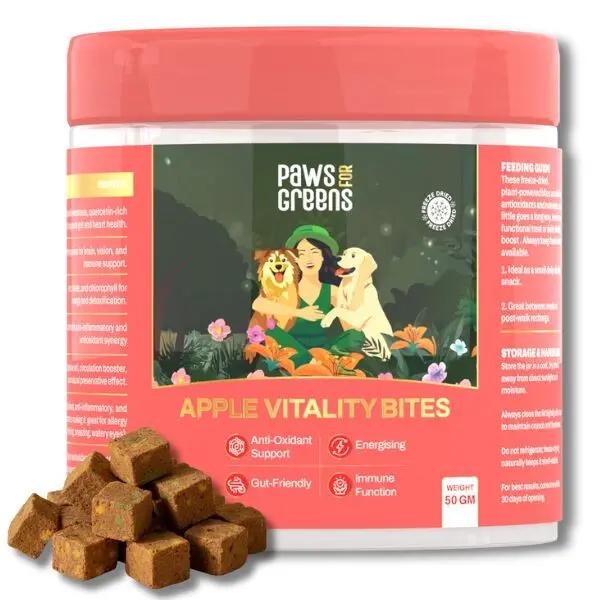 Paws for Greens Apple Vitality Bites Hundeleckerlis