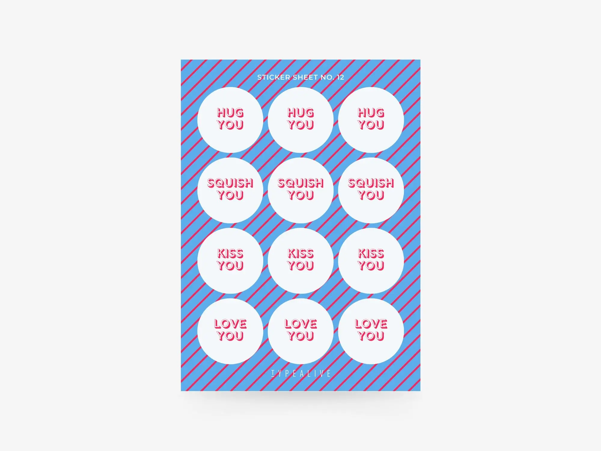 Sticker sheet No.12