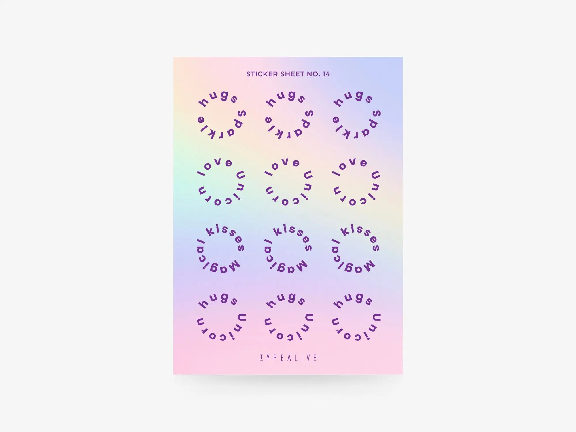 Sticker sheet No.14