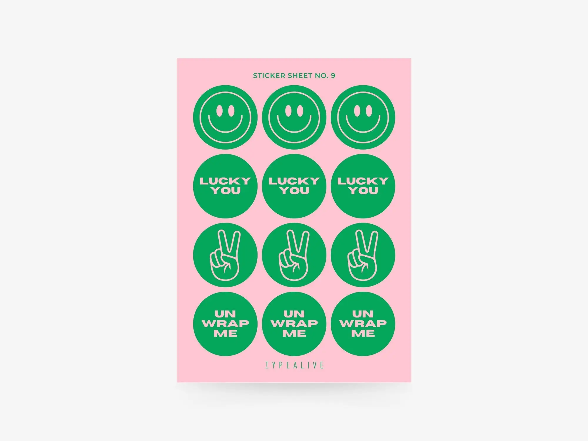 Sticker sheet No.9