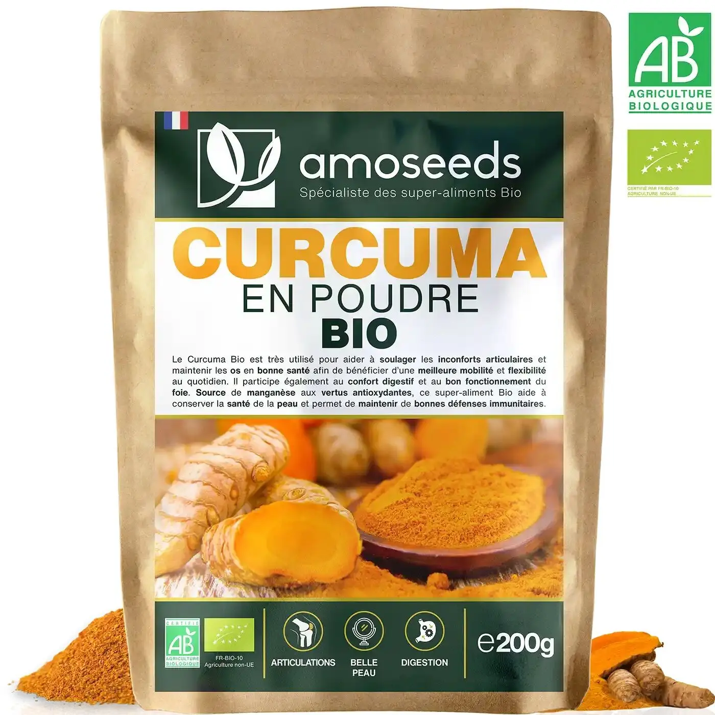 Bio-Kurkumapulver 200 g
