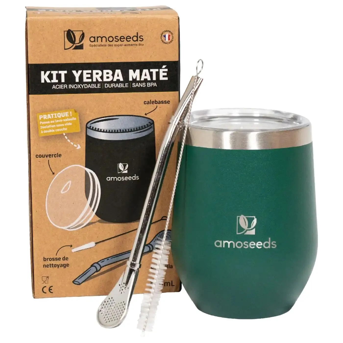 Mate-Set | Kalebasse und Bombilla