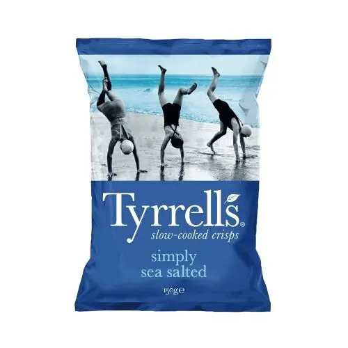 Tyrrells Chips Légèrement Salée au Sel de Mer 150g